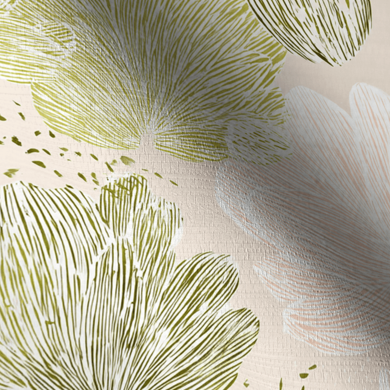 Spring Tonic Faux Grasscloth Wallpaper - Lemon Park
