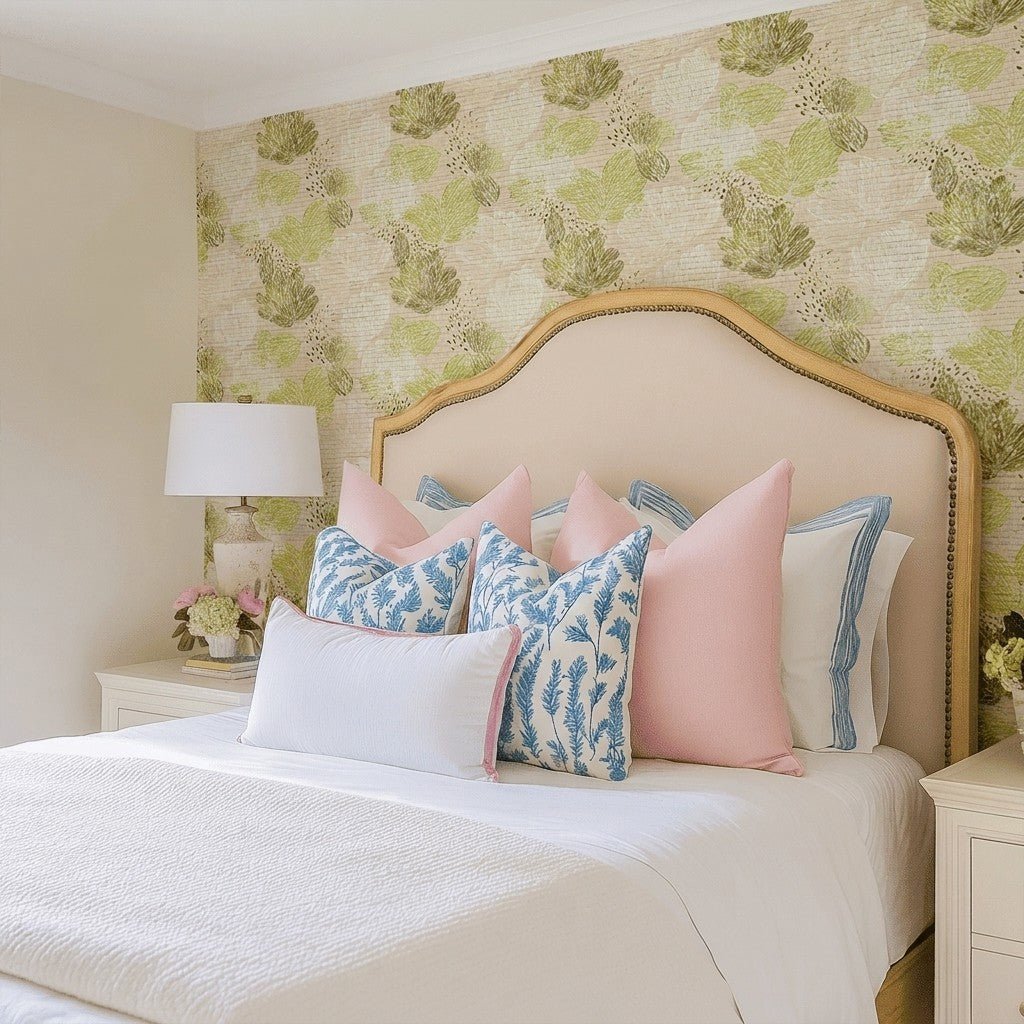 Spring Tonic Faux Grasscloth Wallpaper - Lemon Park
