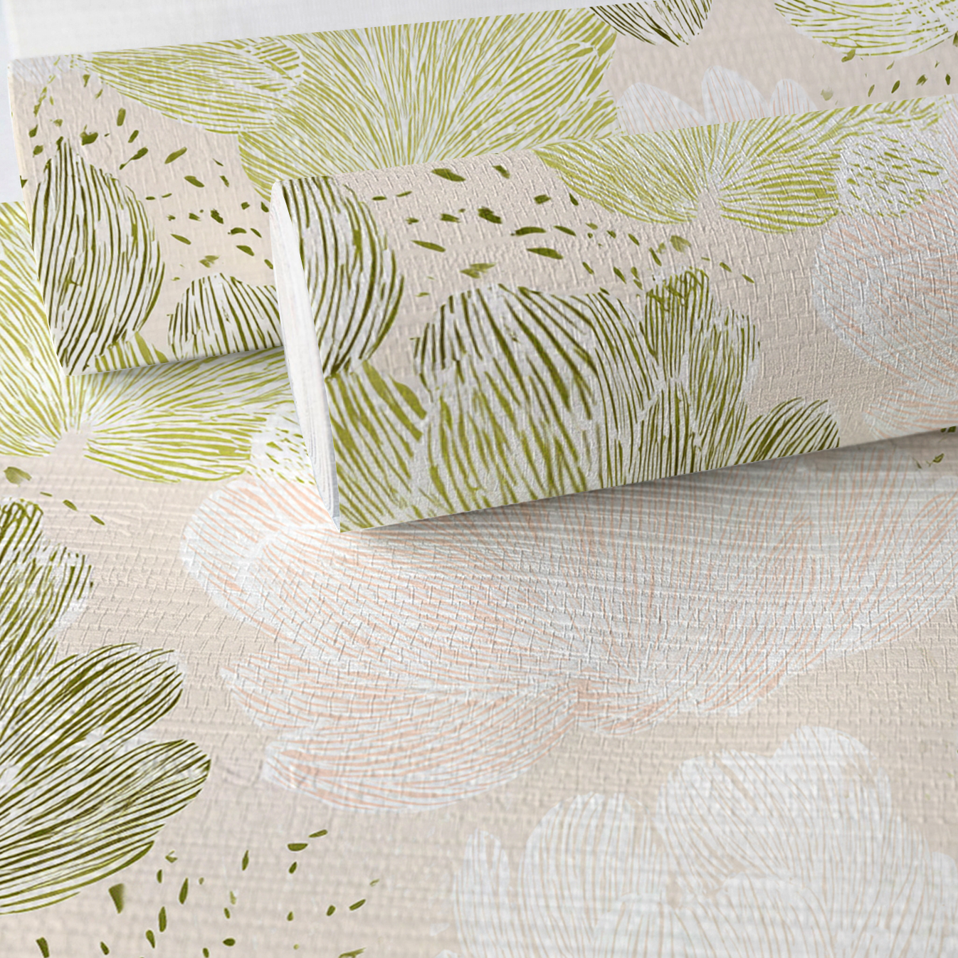 Spring Tonic Faux Grasscloth Wallpaper