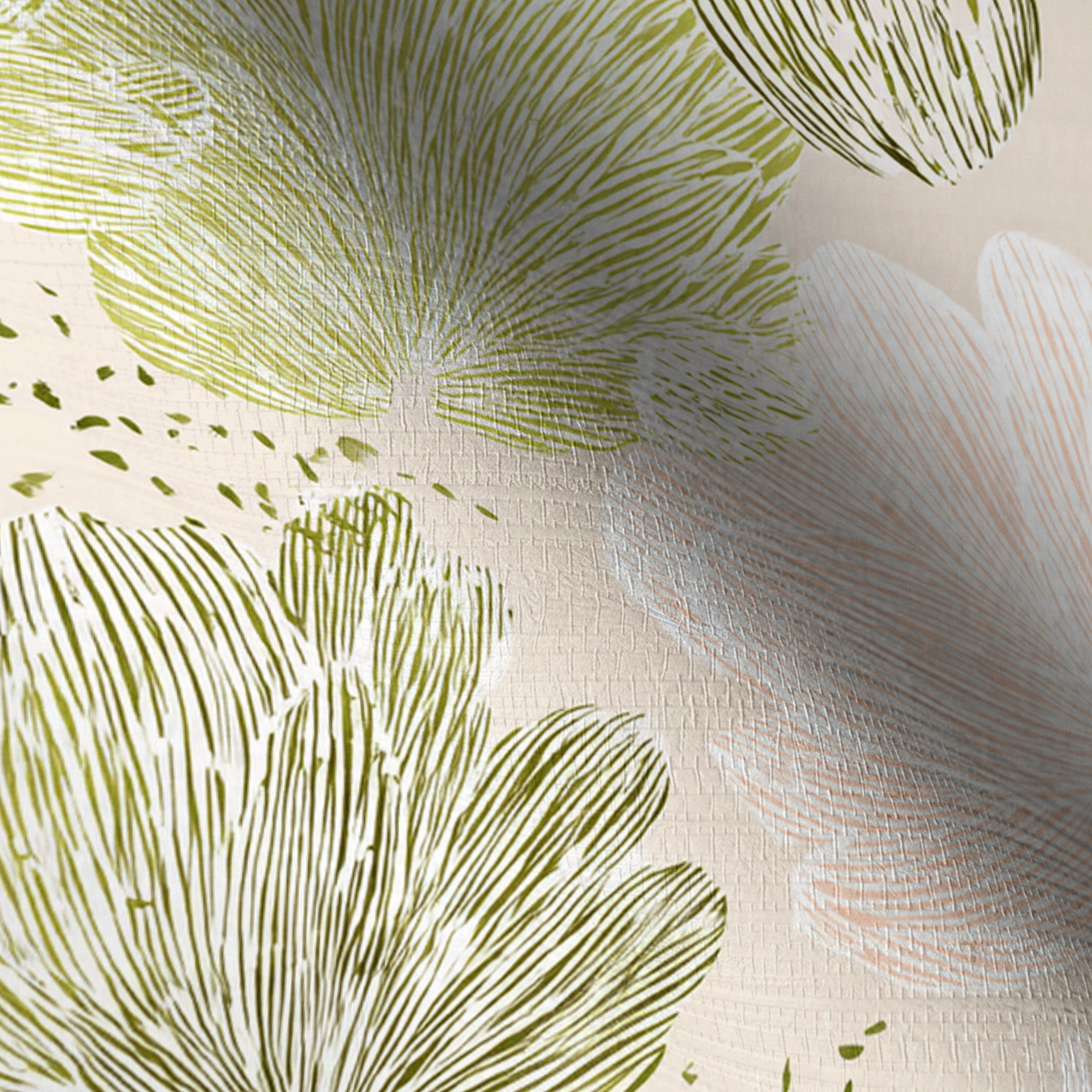 Spring Tonic Faux Grasscloth Wallpaper