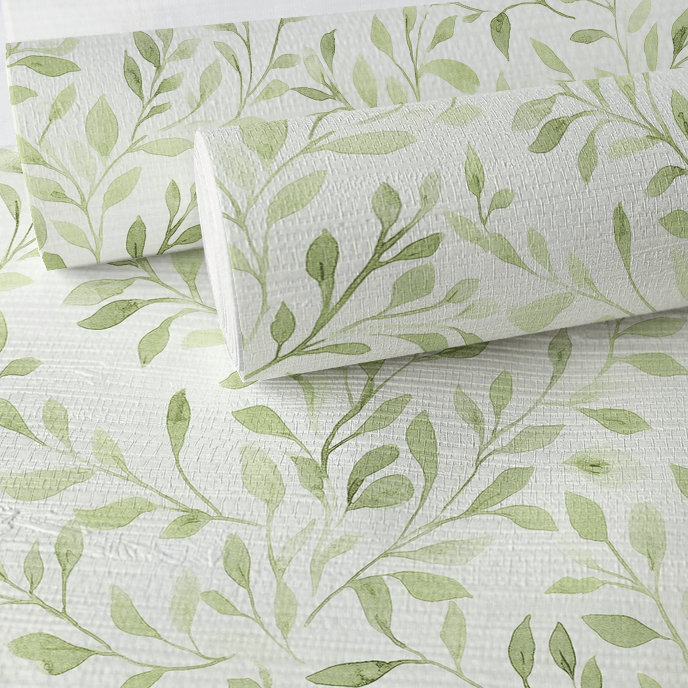 Spring Vine Faux Grasscloth Wallpaper - Lemon Park