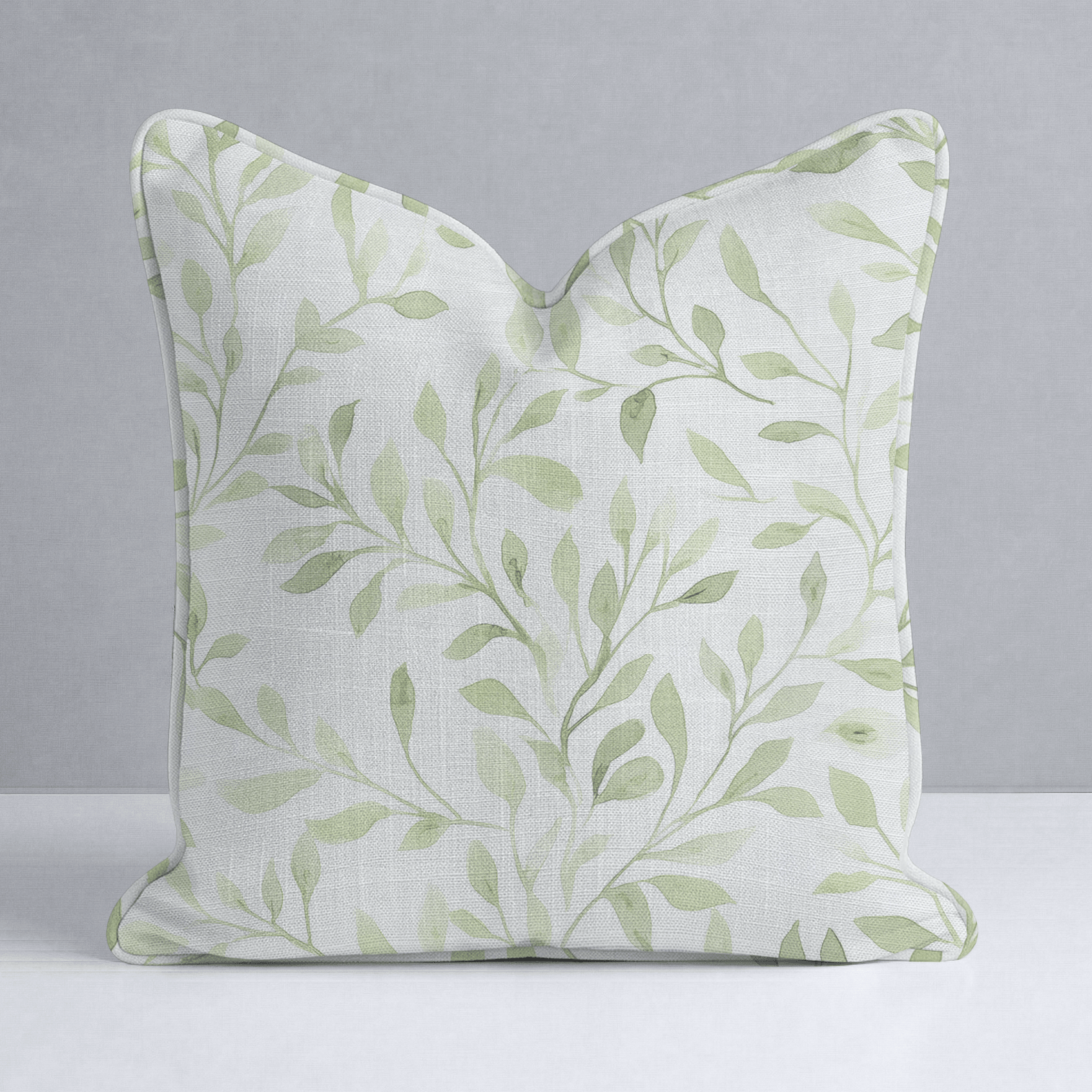 Spring Vine Throw Pillow - Lemon Park