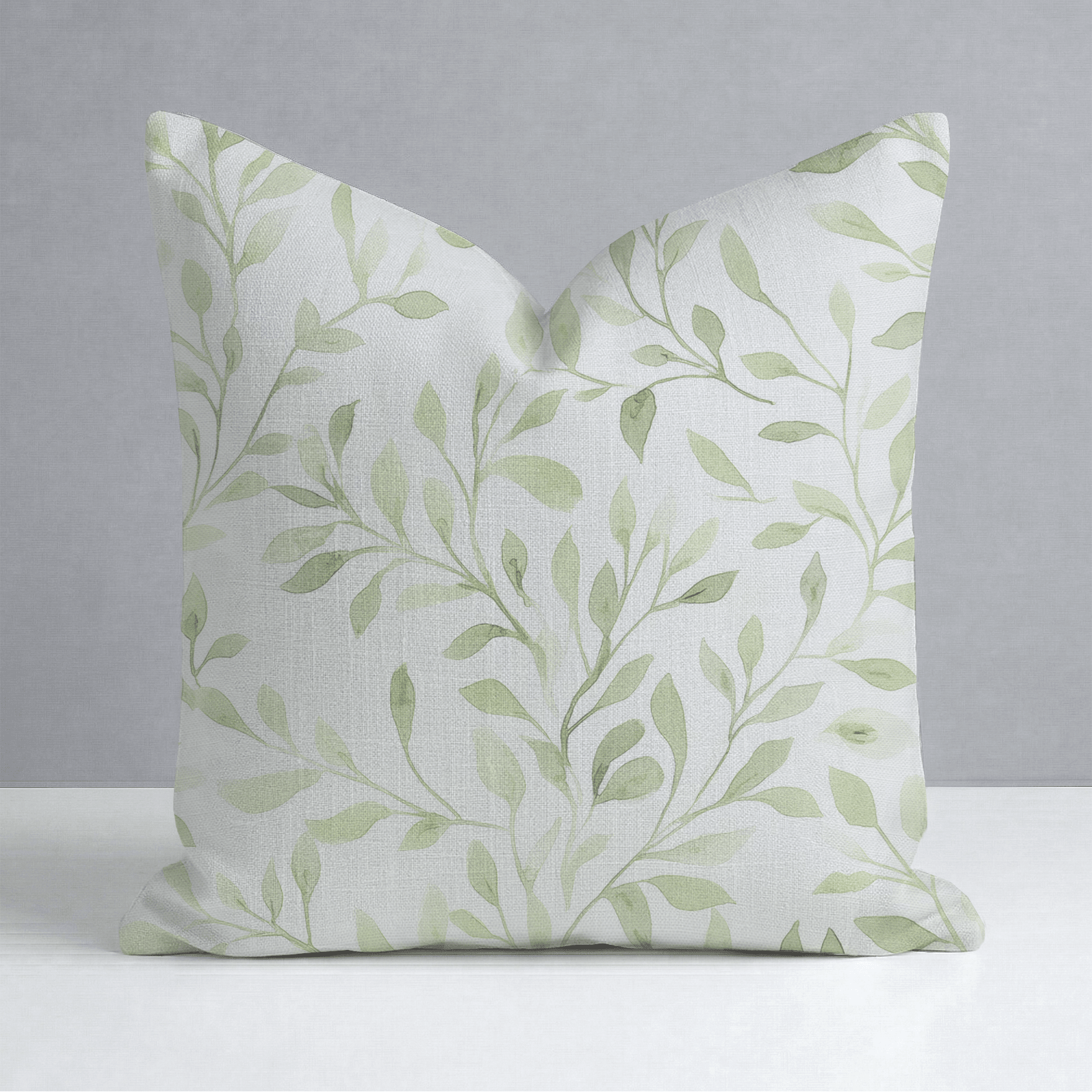 Spring Vine Throw Pillow - Lemon Park