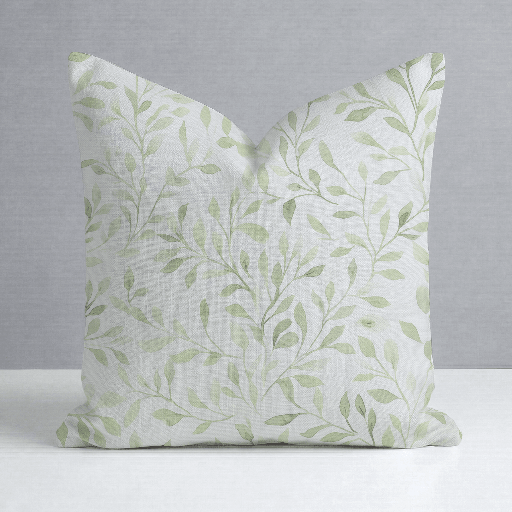 Spring Vine Throw Pillow - Lemon Park