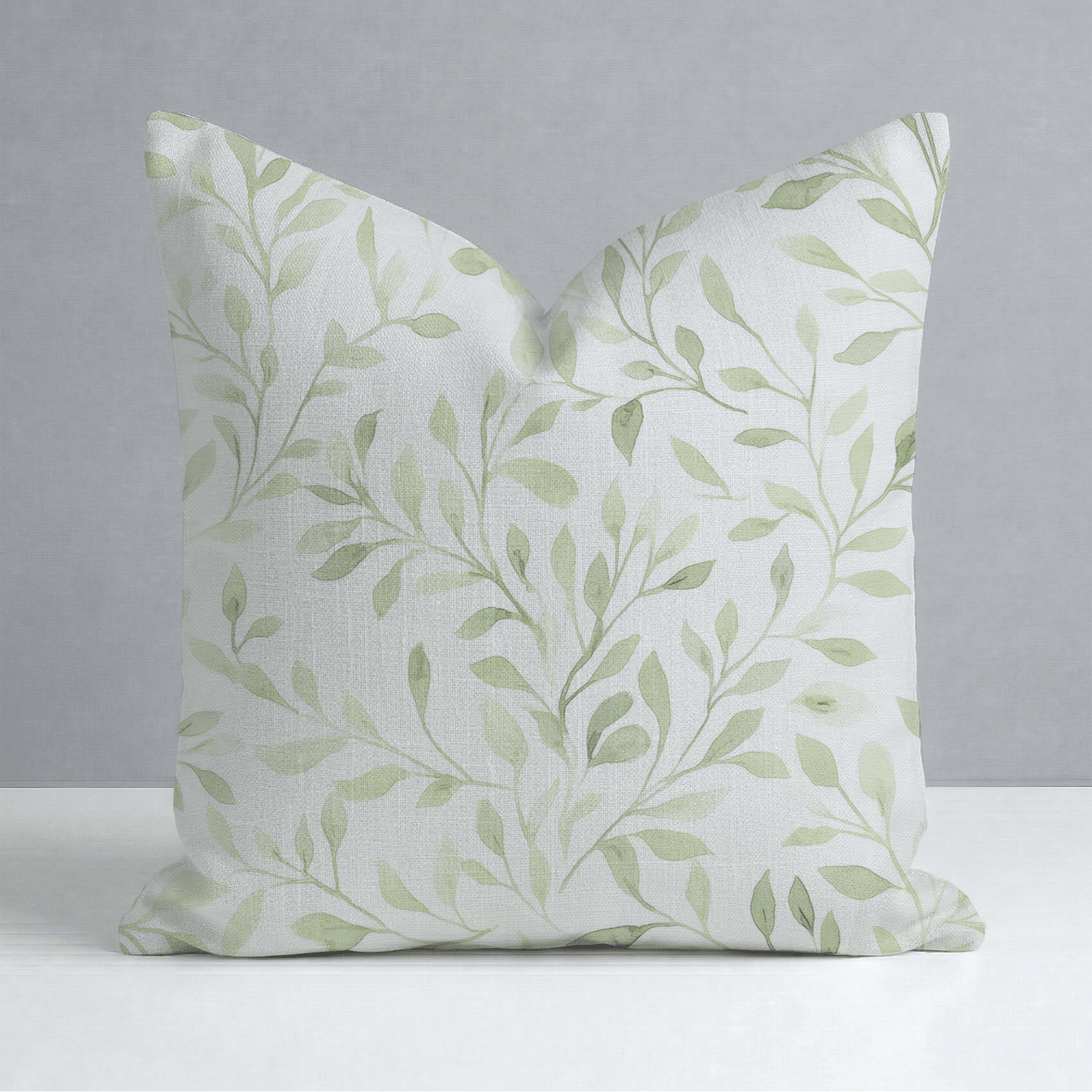 Spring Vine Throw Pillow - Lemon Park