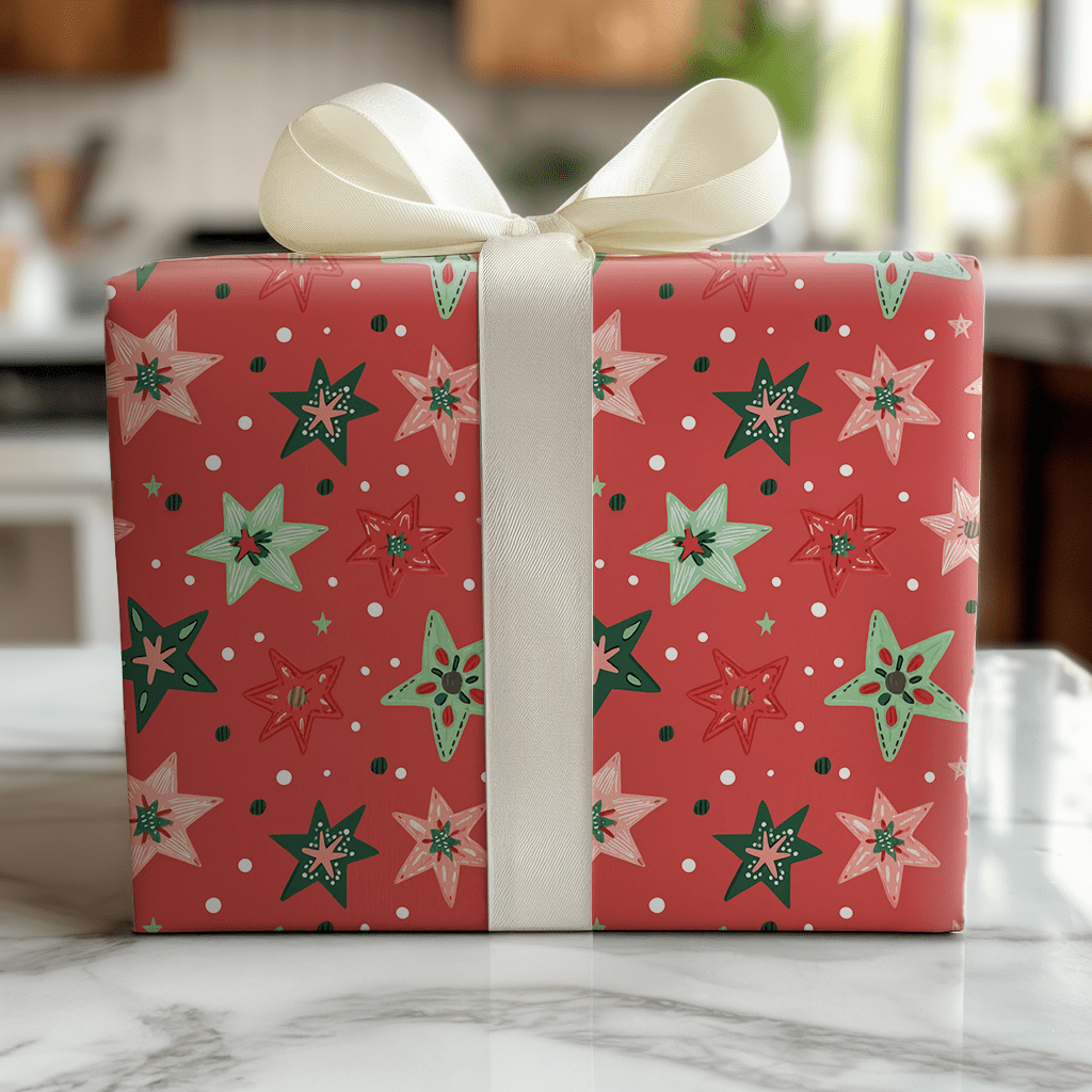 Star Time - Wrapping Paper - Lemon Park