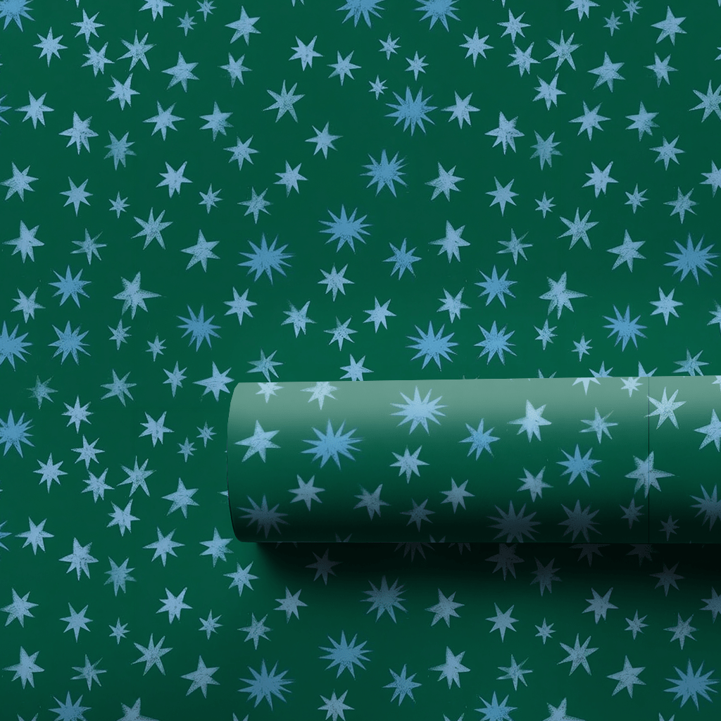 Starlit Blues - Wrapping Paper - Lemon Park