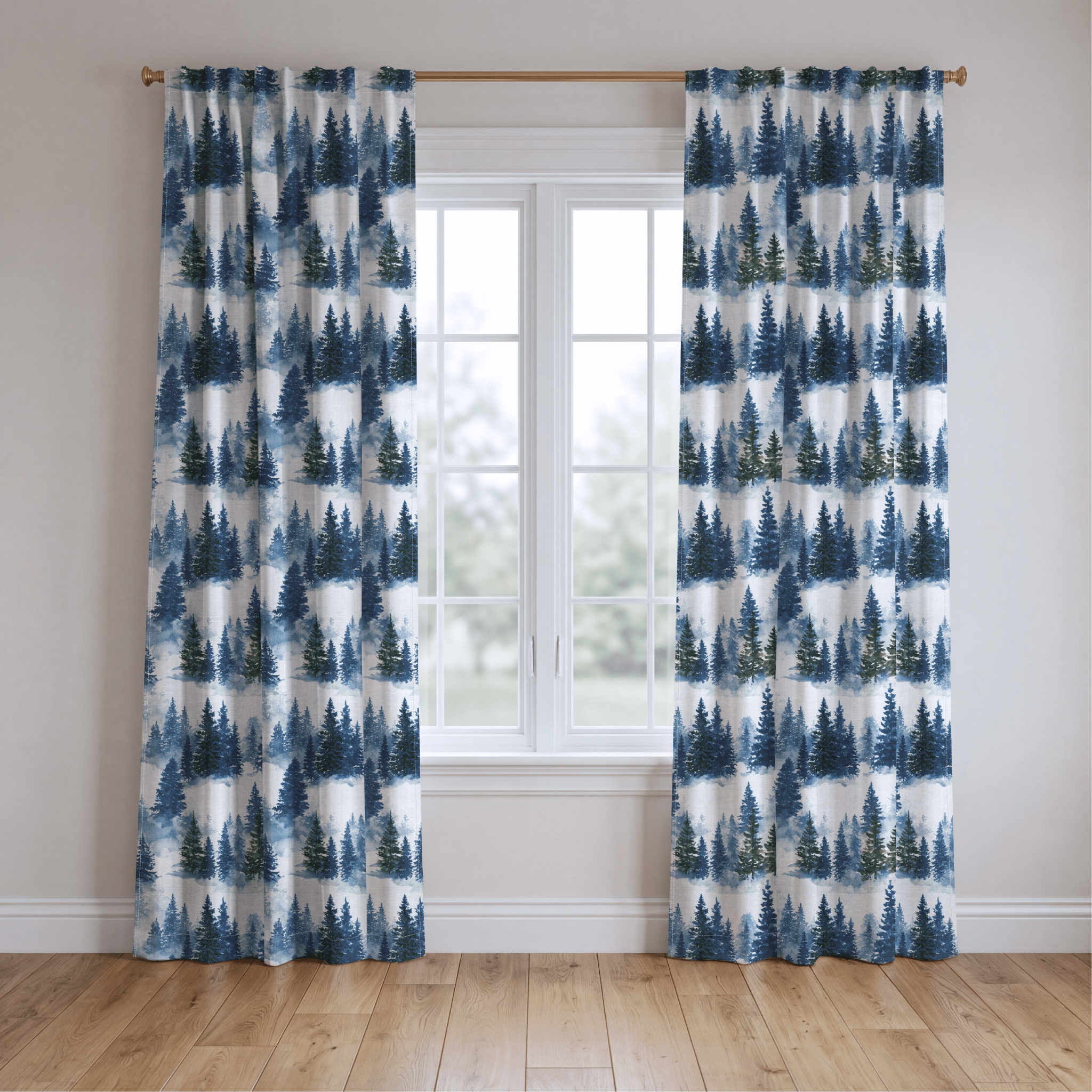 Starry Pines - Drapery - Lemon Park