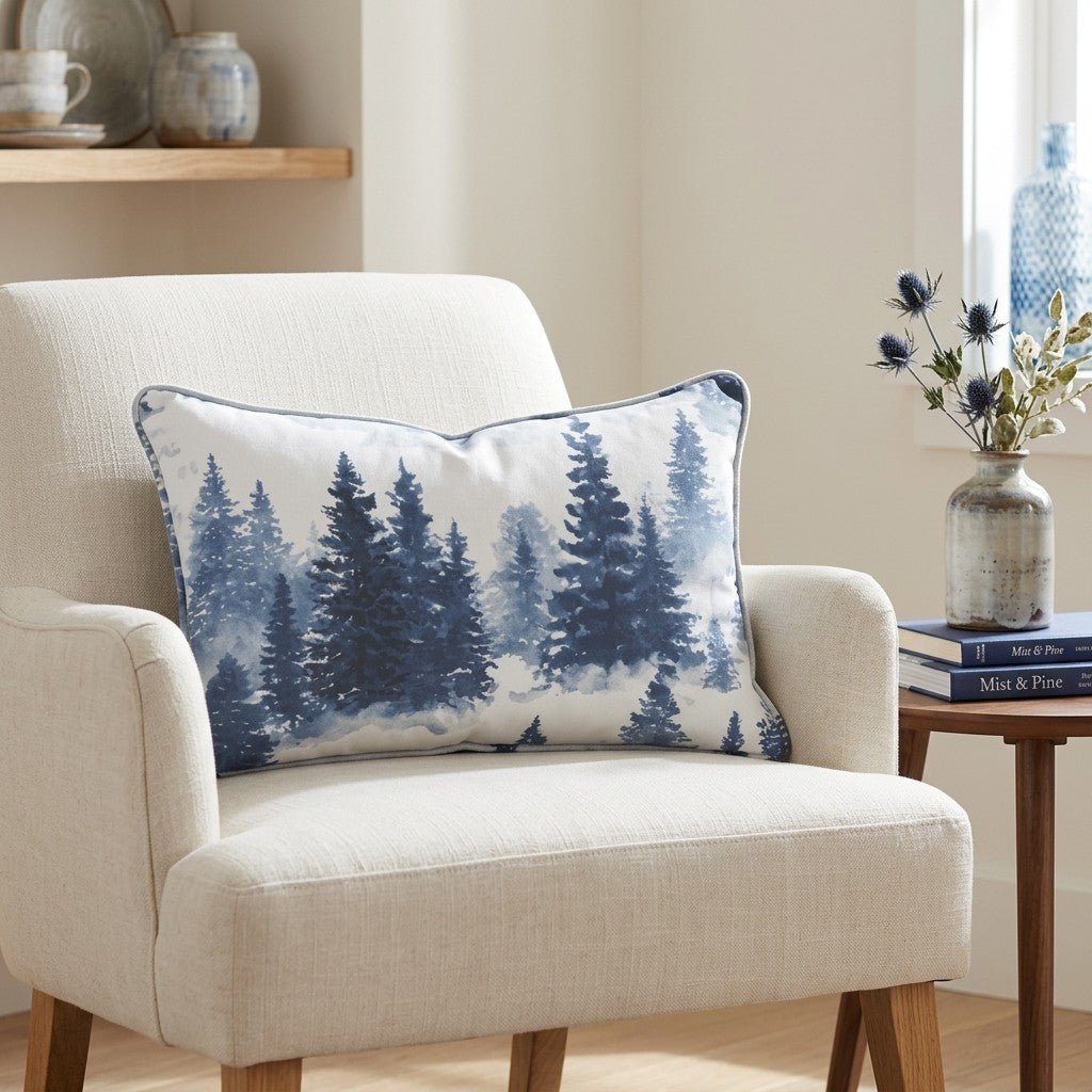 Starry Pines Throw Pillow - Lemon Park