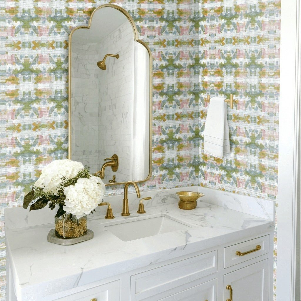 Still Earth Faux Grasscloth Wallpaper - Lemon Park