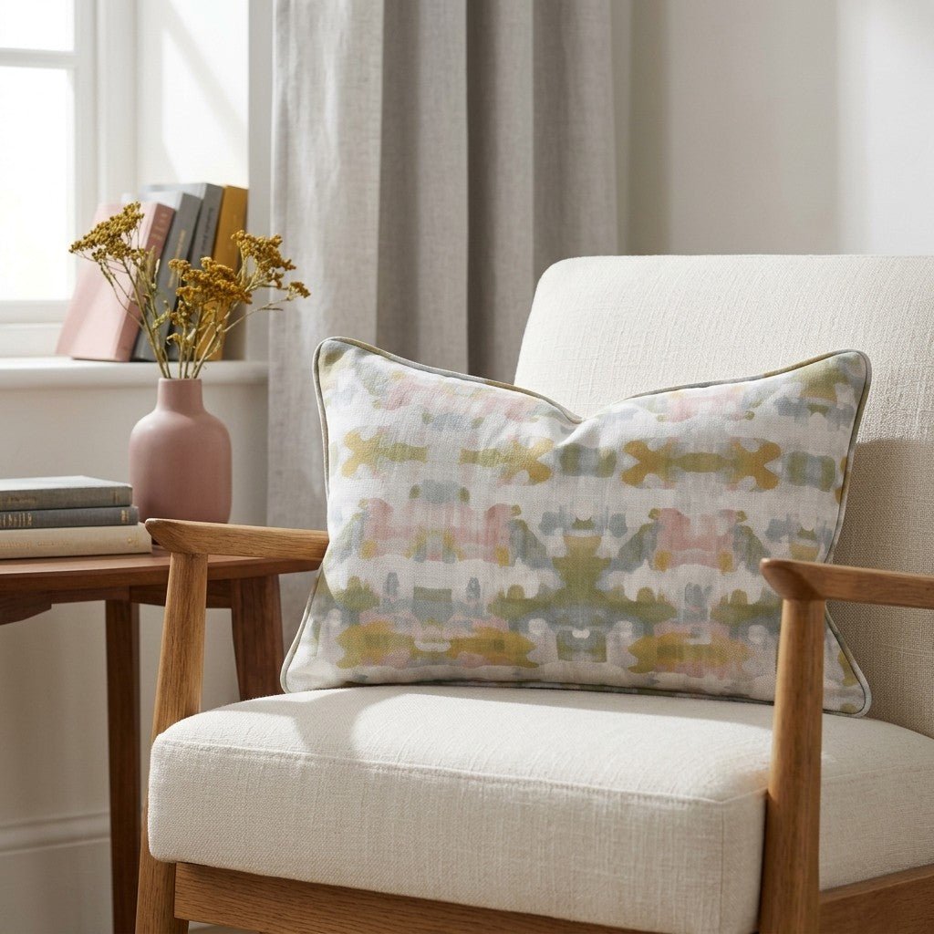 Still Earth Throw Pillow - Lemon Park