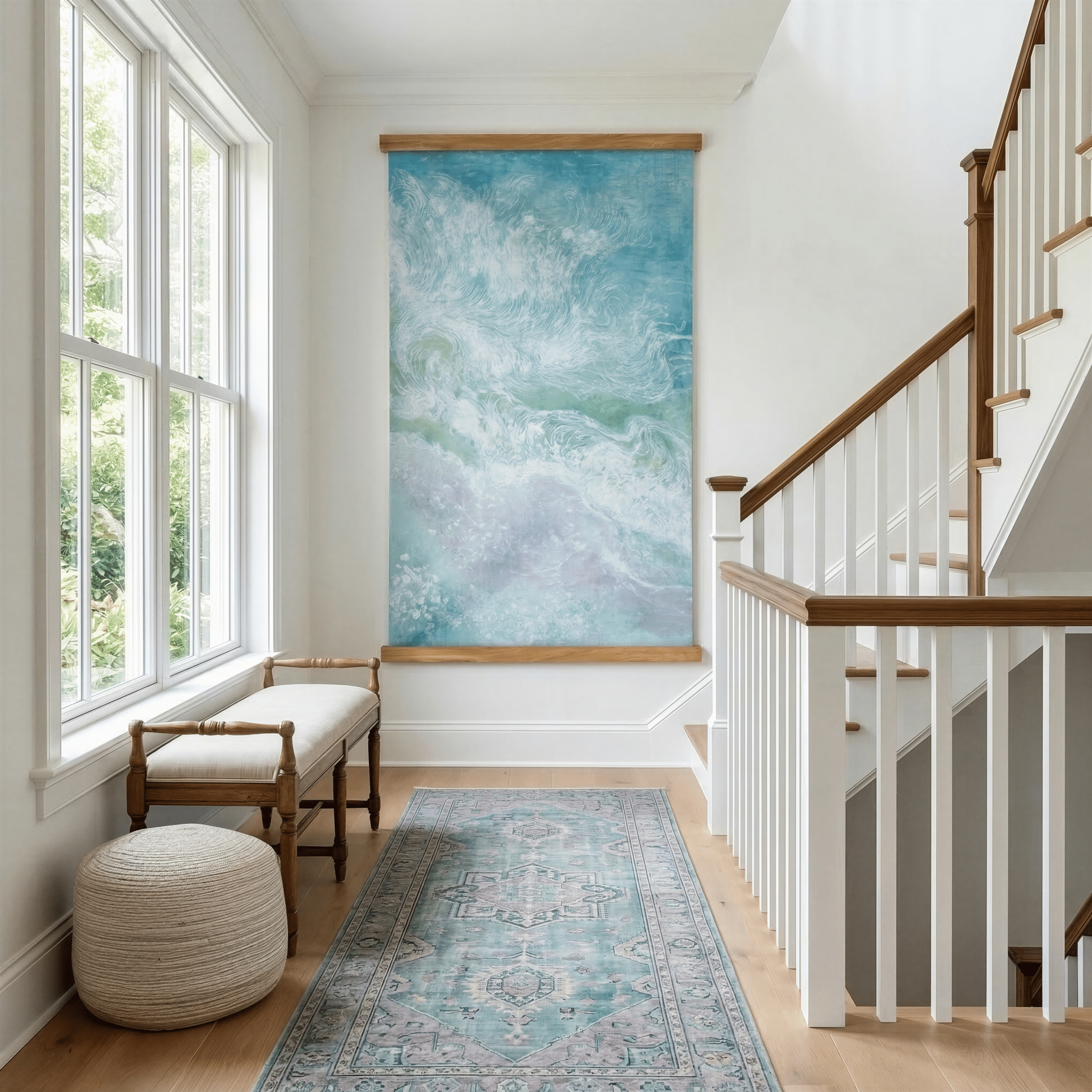 Still Tides (Blue) - Tapestry - Lemon Park