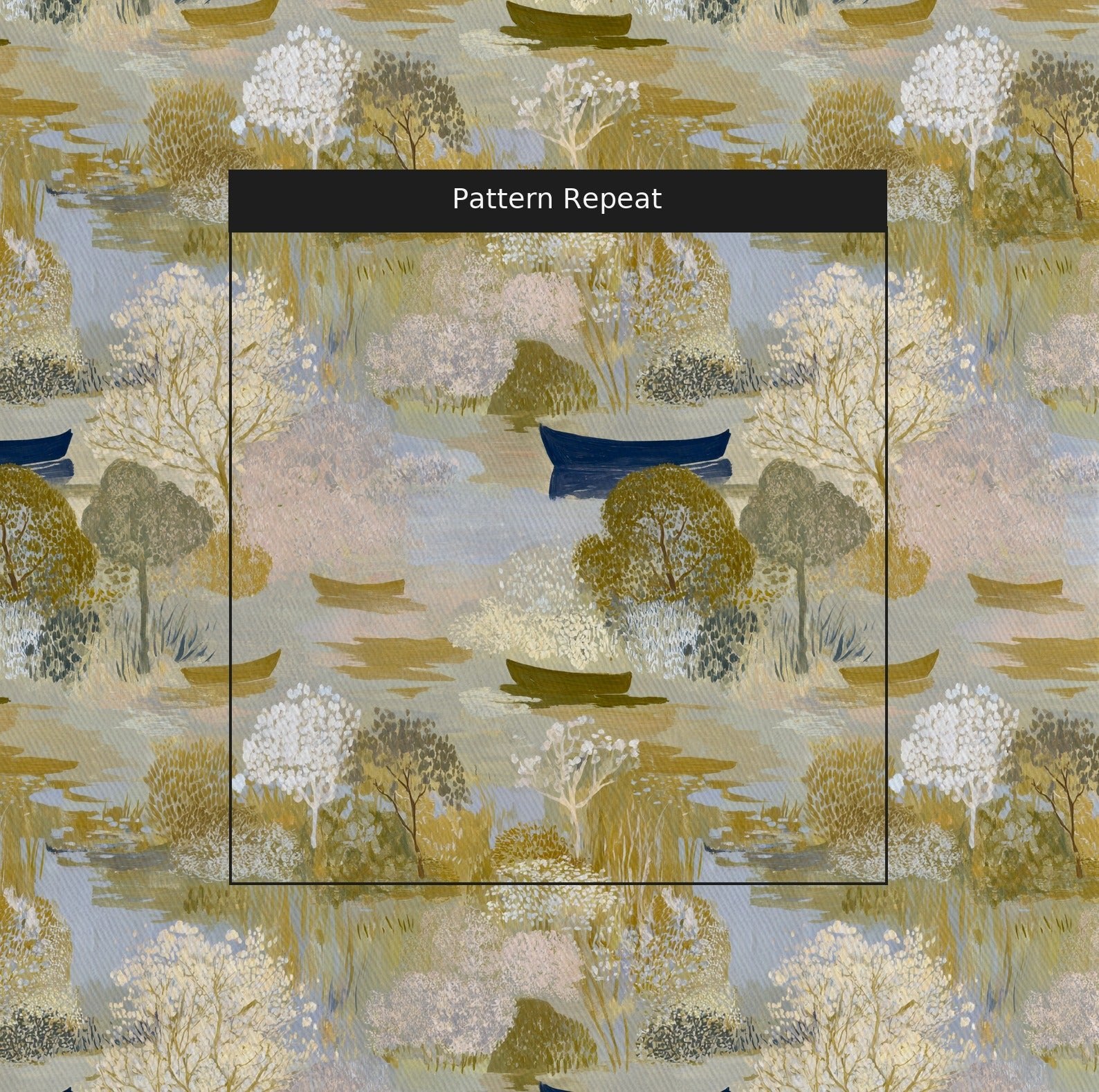 Still Water - Fabric - Lemon Park