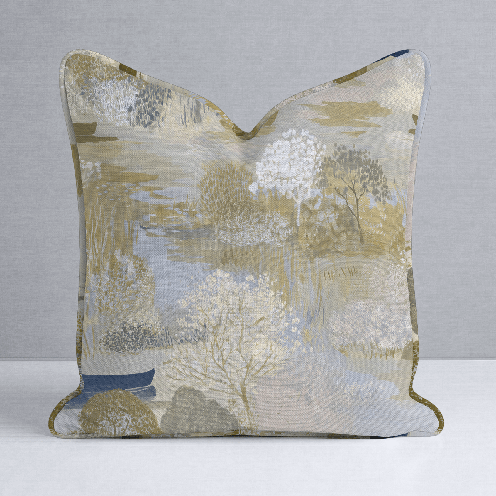 Still Water Throw Pillow - Lemon Park
