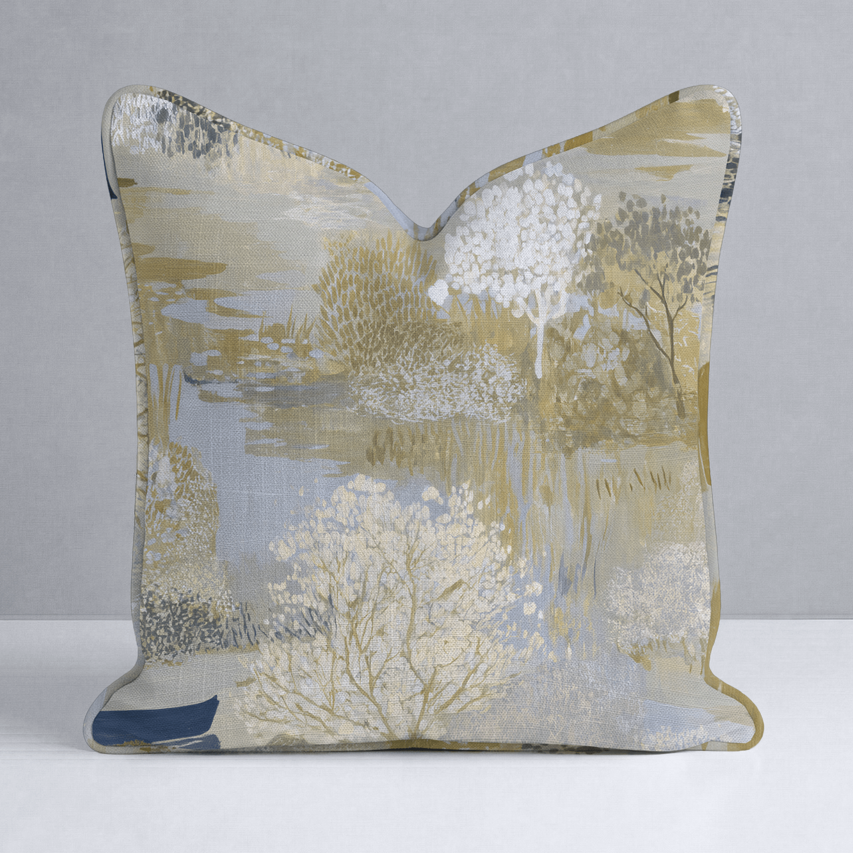 Still Water Throw Pillow - Lemon Park