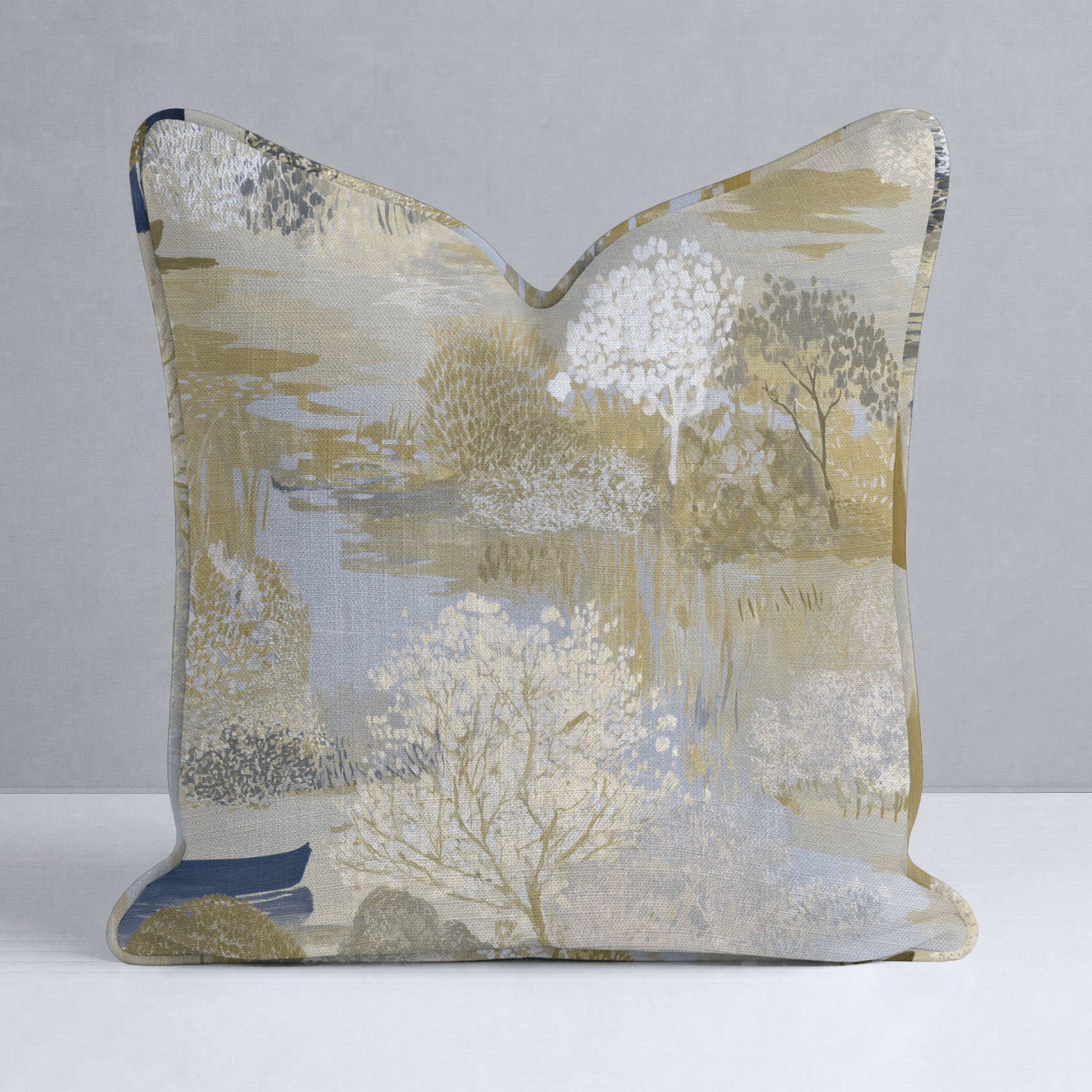 Still Water Throw Pillow - Lemon Park