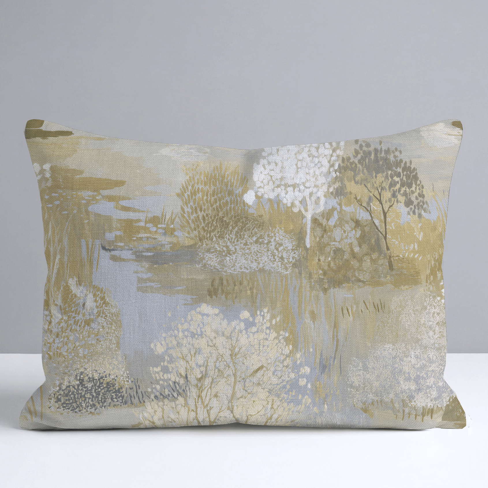 Still Water Throw Pillow - Lemon Park