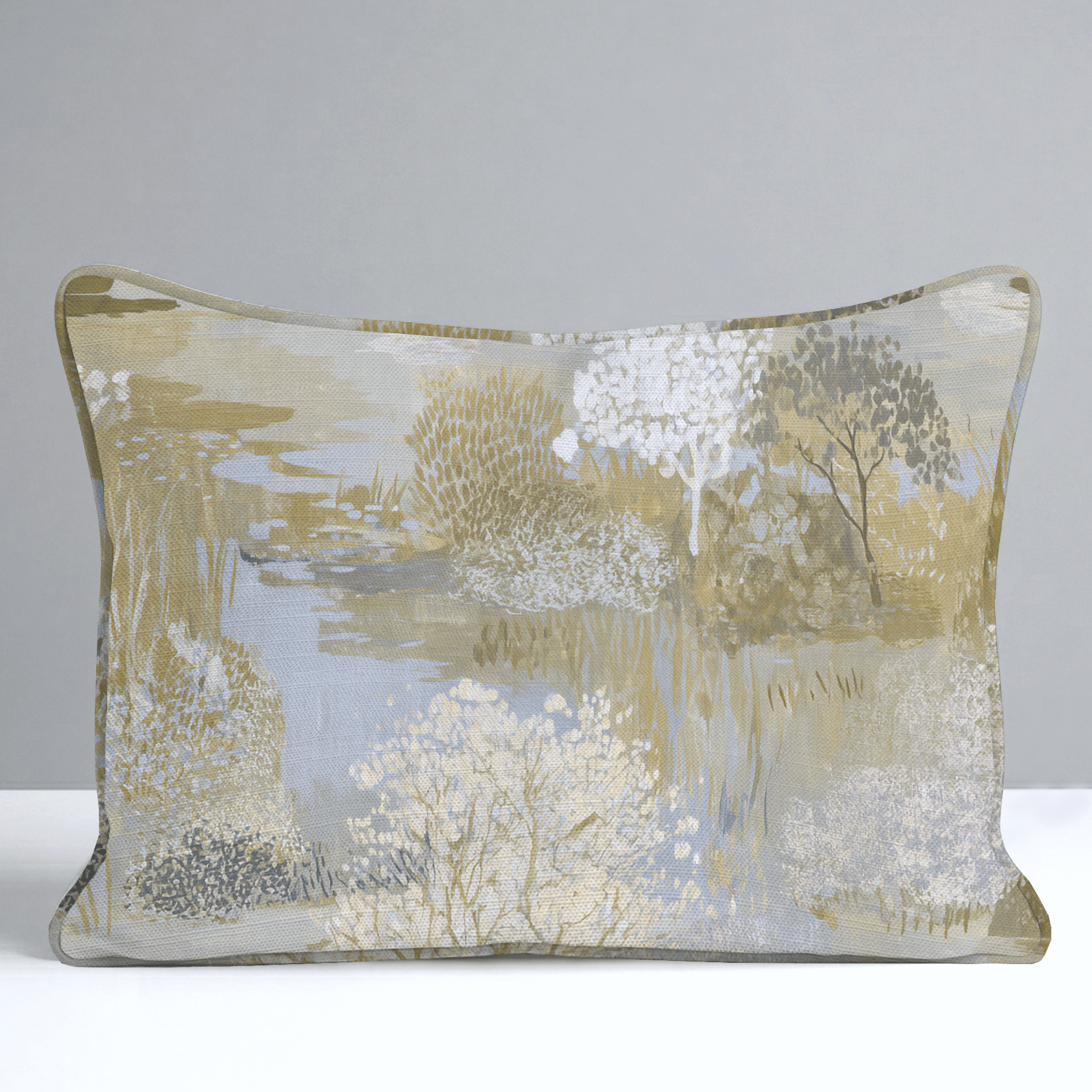 Still Water Throw Pillow - Lemon Park