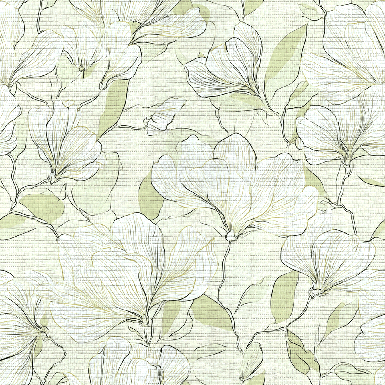 Stillness Faux Grasscloth Wallpaper - Lemon Park