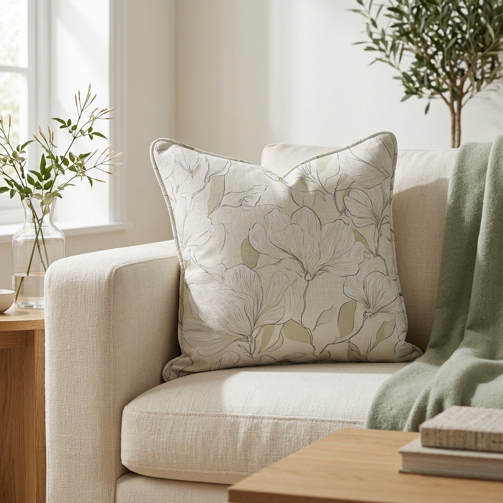 Stillness Throw Pillow - Lemon Park