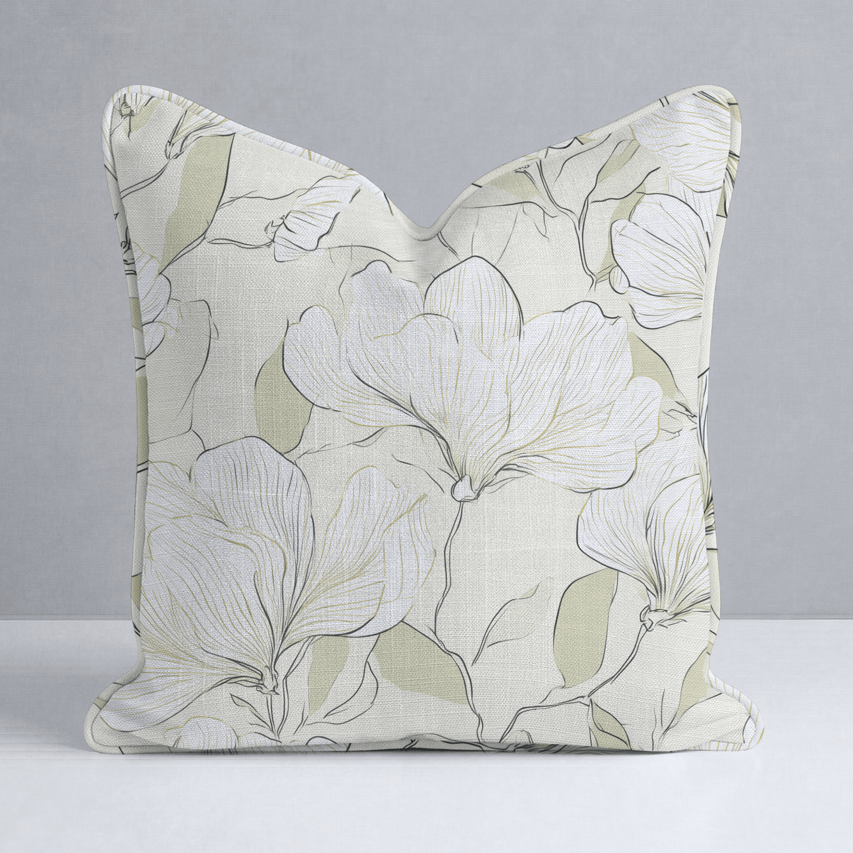 Stillness Throw Pillow - Lemon Park