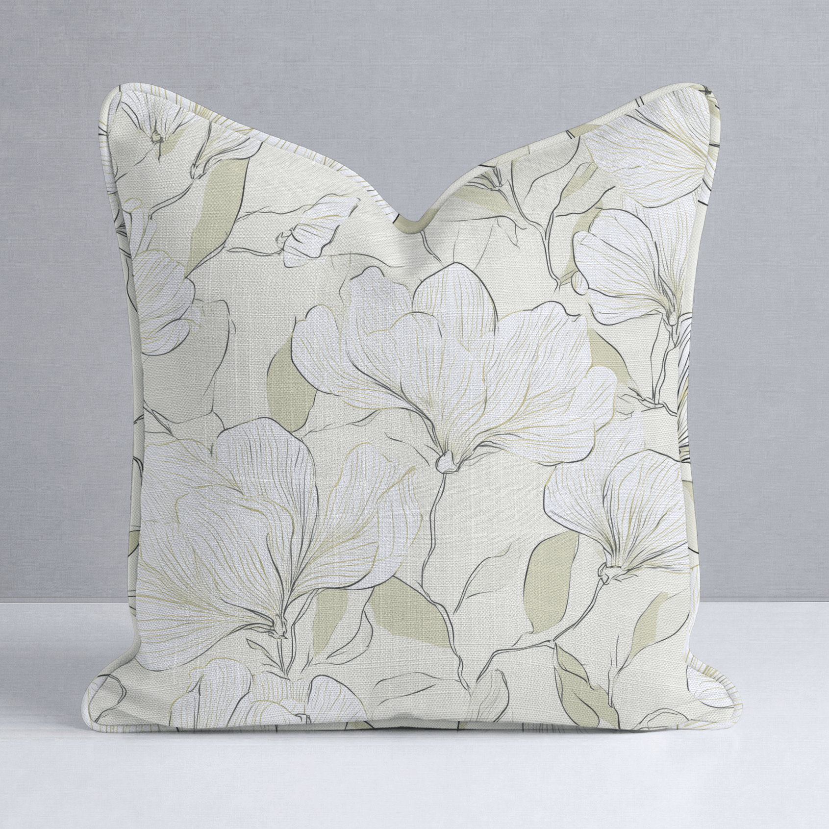 Stillness Throw Pillow - Lemon Park