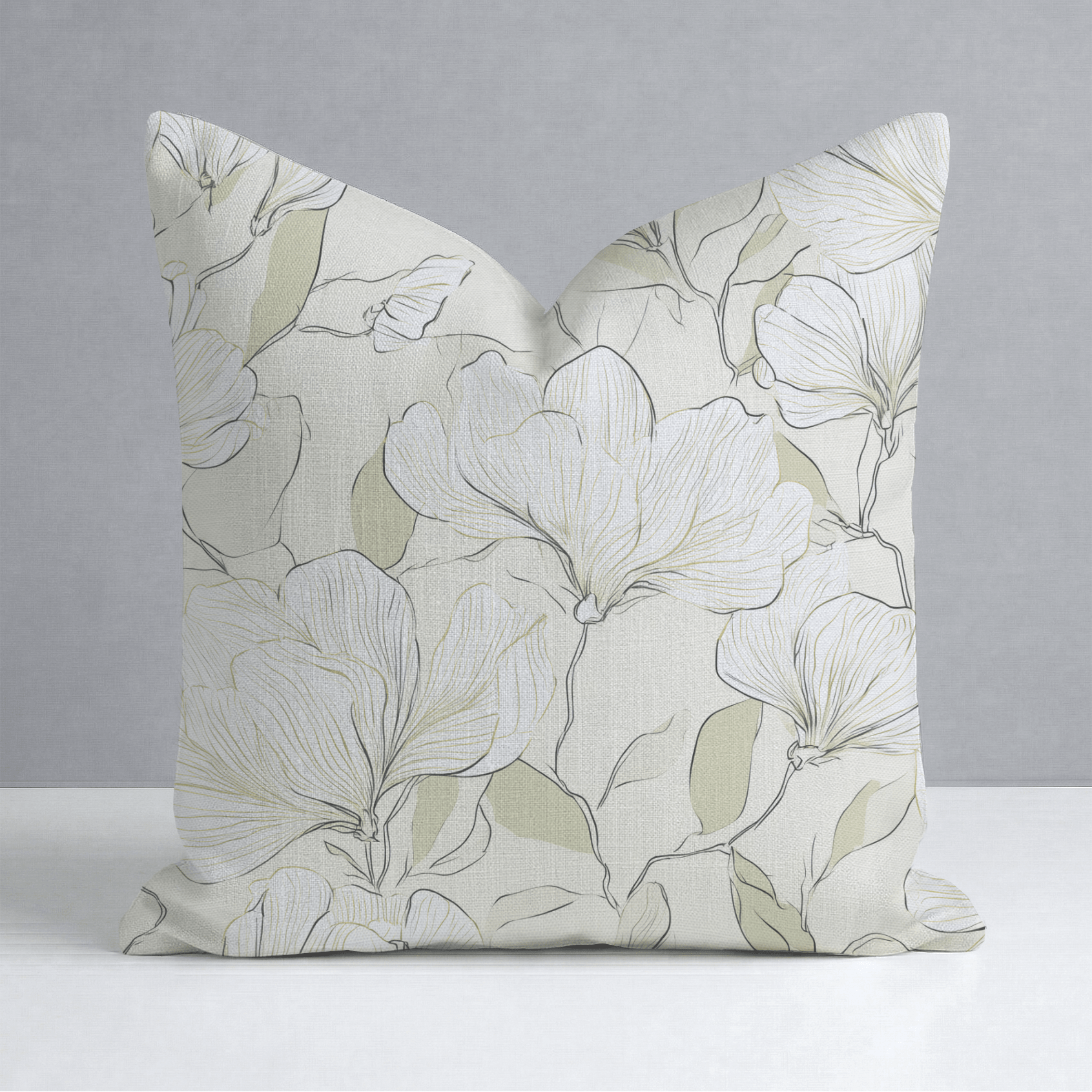 Stillness Throw Pillow - Lemon Park