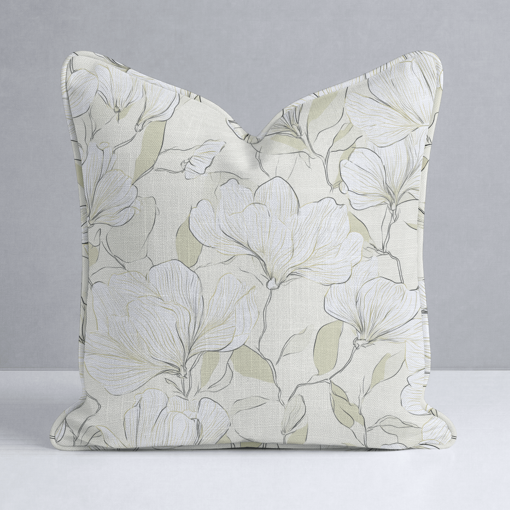 Stillness Throw Pillow - Lemon Park