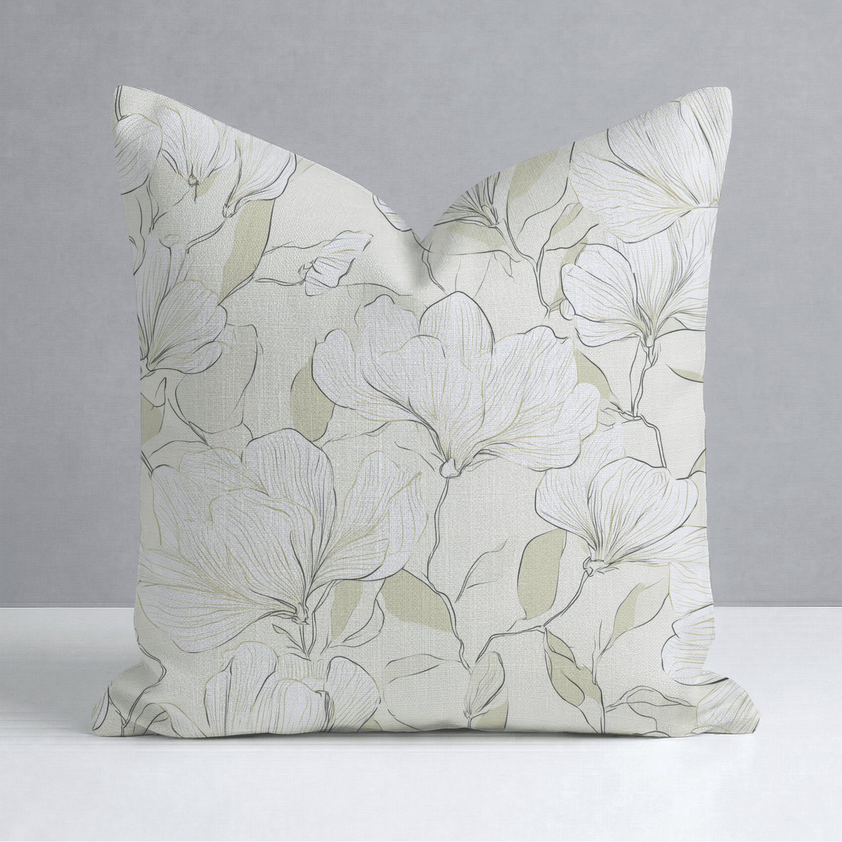 Stillness Throw Pillow - Lemon Park