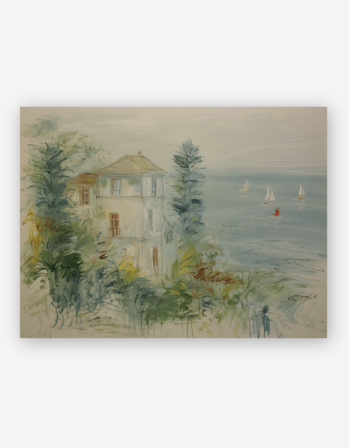 Stillwater Villa - Art Print - Lemon Park