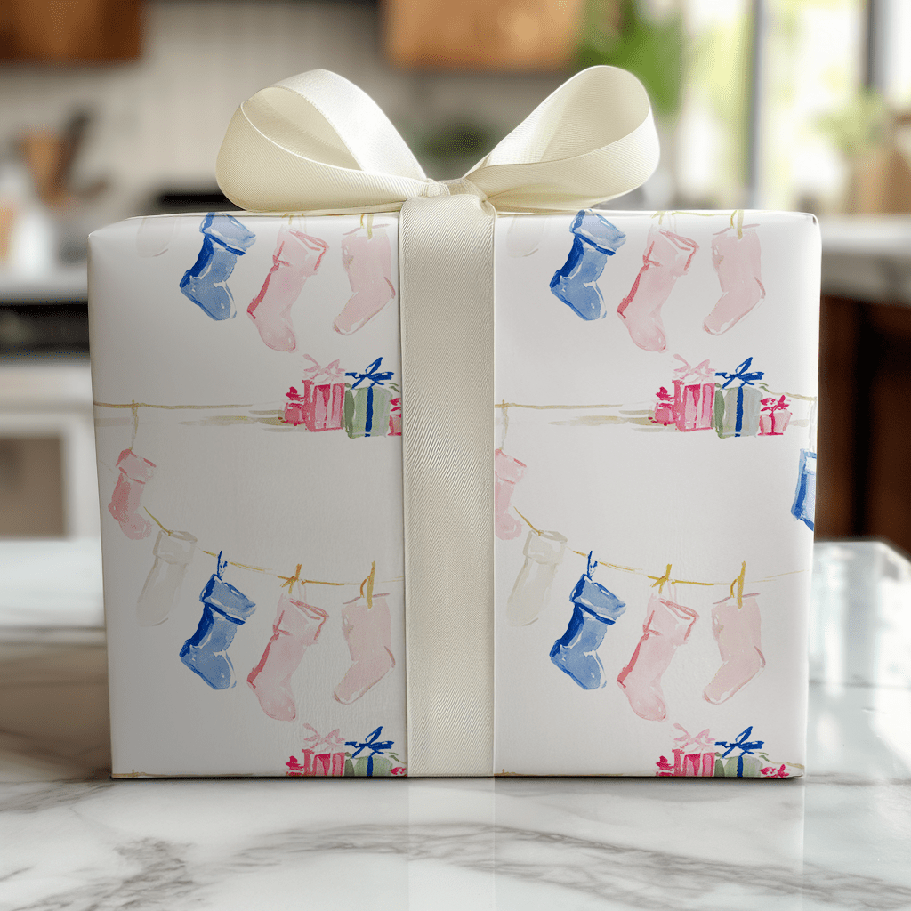 Stockton Line - Wrapping Paper - Lemon Park