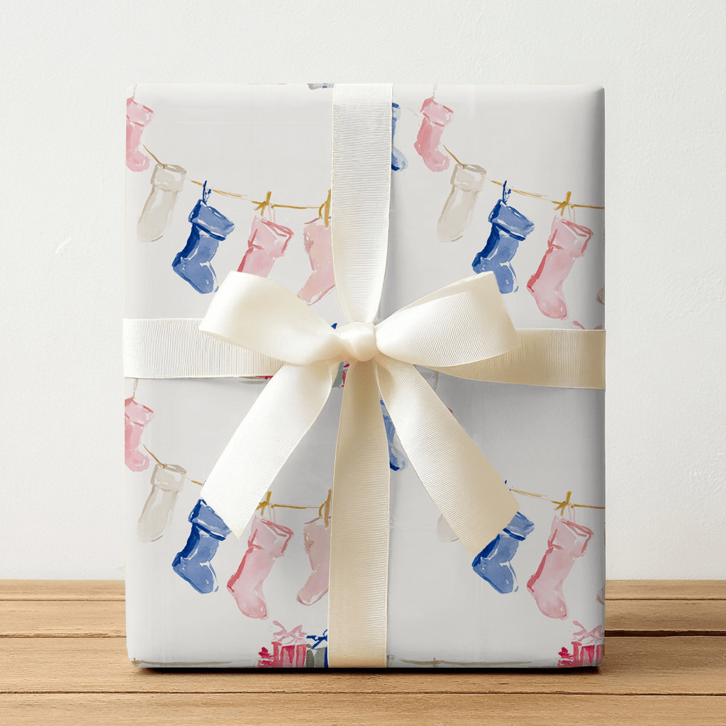 Stockton Line - Wrapping Paper - Lemon Park