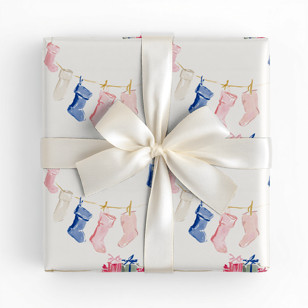 Stockton Line - Wrapping Paper - Lemon Park