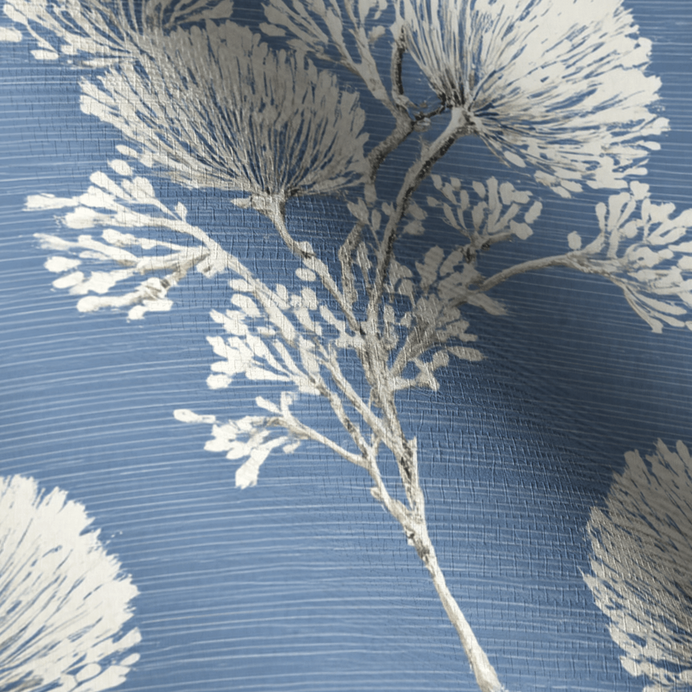 Stormy Silk Faux Grasscloth Wallpaper - Lemon Park