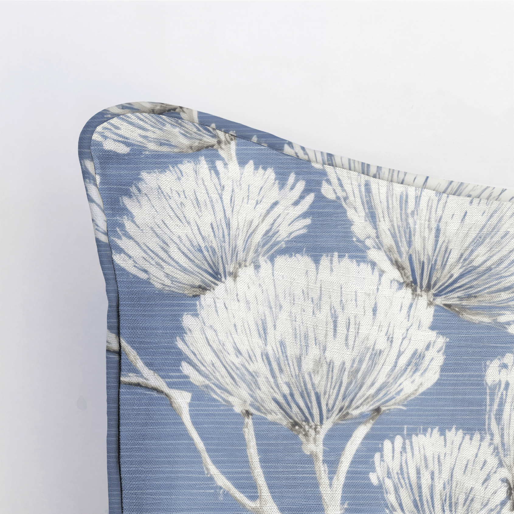 Stormy Silk Throw Pillow - Lemon Park