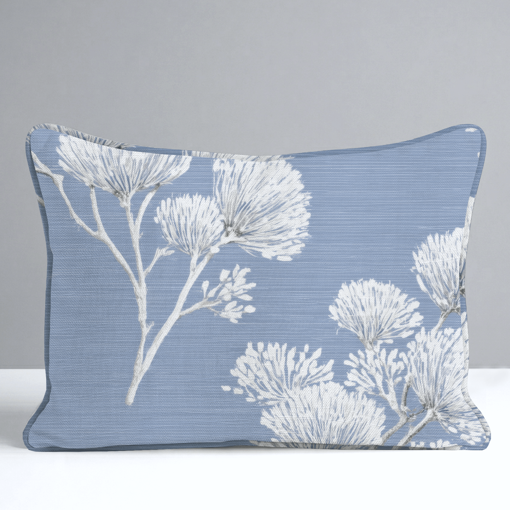 Stormy Silk Throw Pillow - Lemon Park