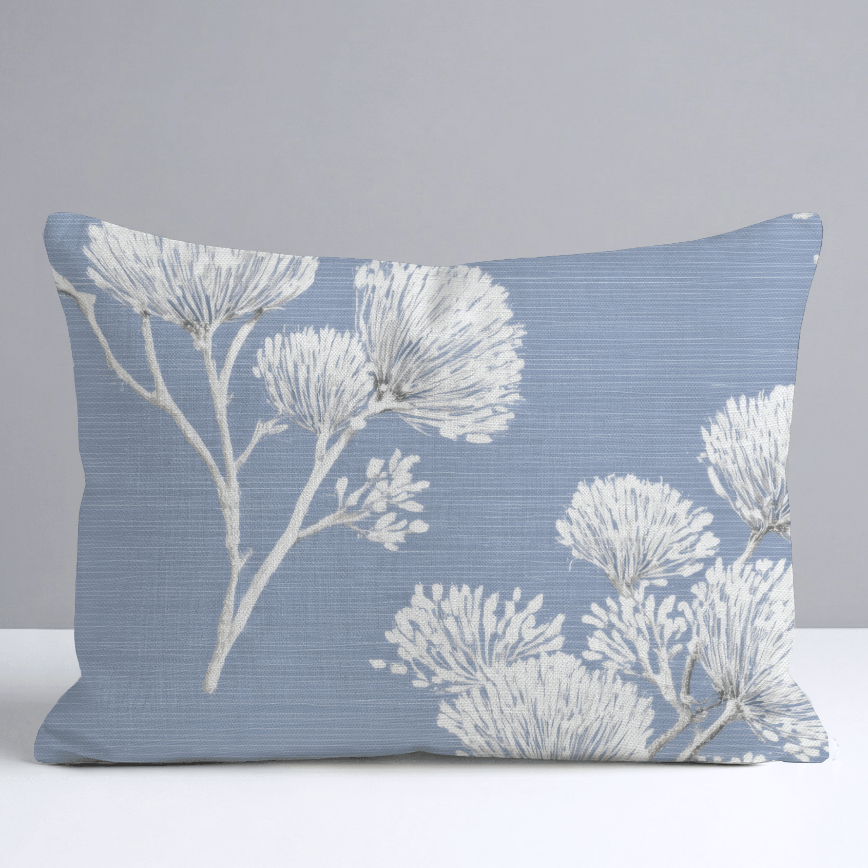 Stormy Silk Throw Pillow - Lemon Park