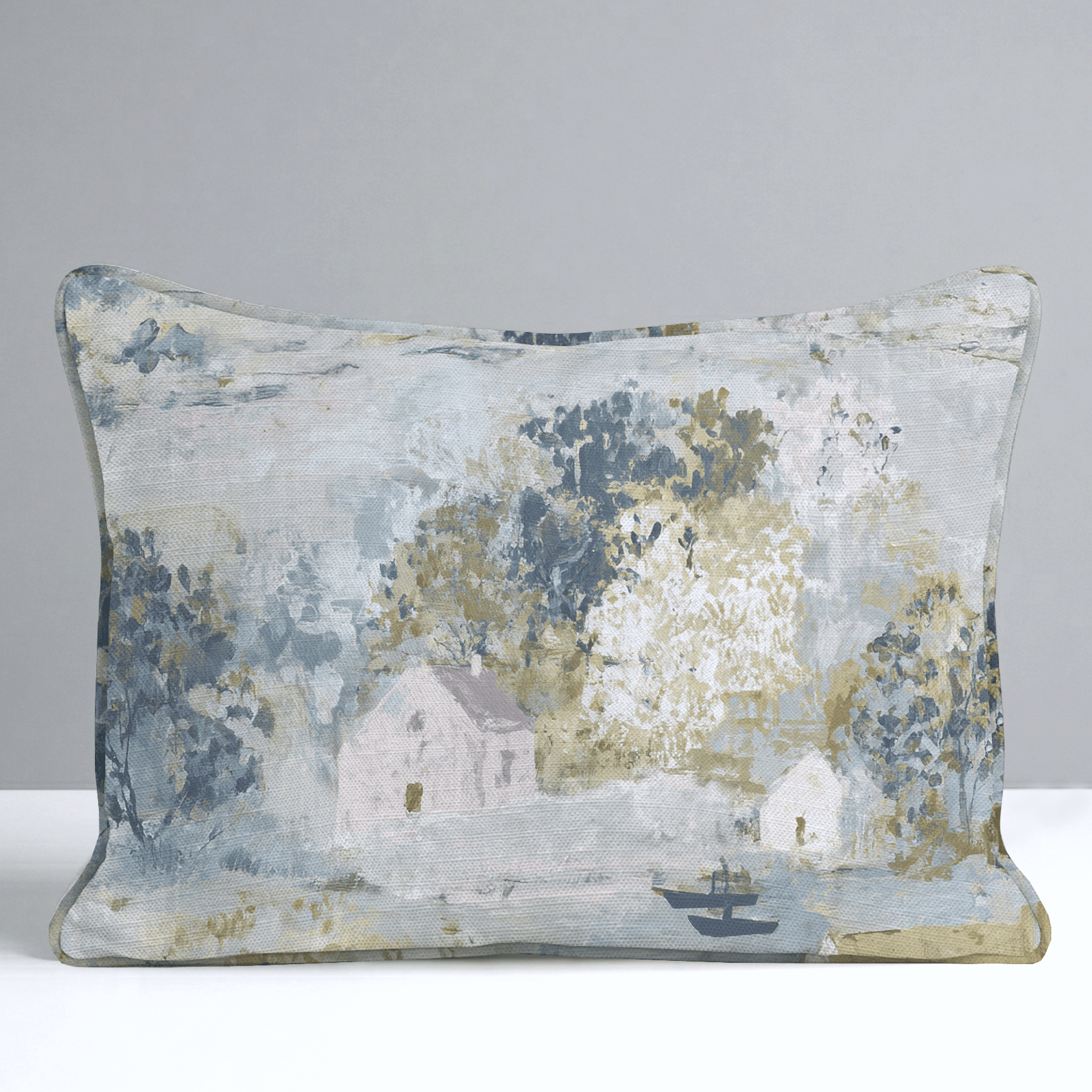 Storybook Green Throw Pillow - Lemon Park
