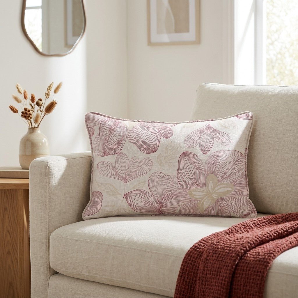 Strawberry Candy Throw Pillow - Lemon Park