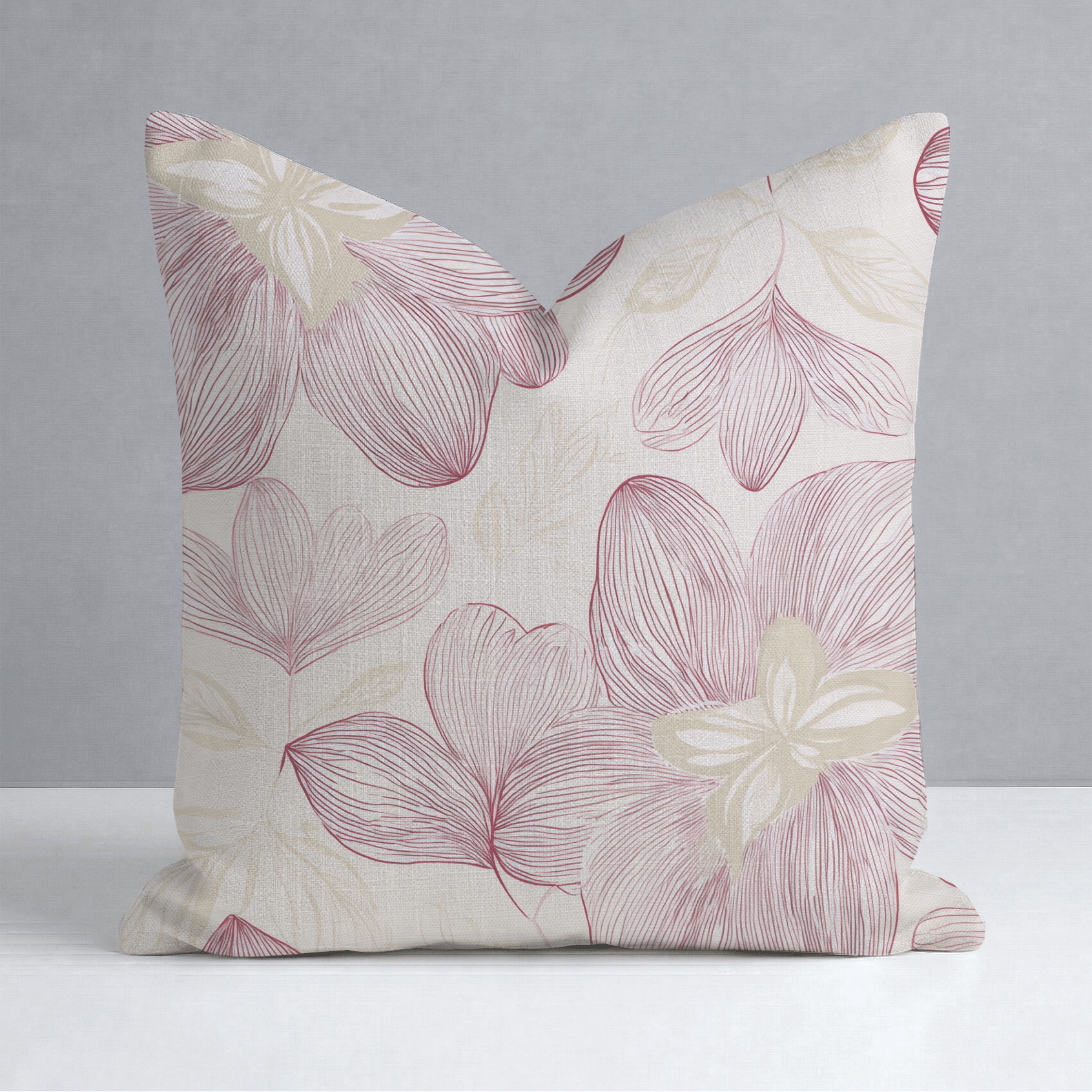Strawberry Candy Throw Pillow - Lemon Park