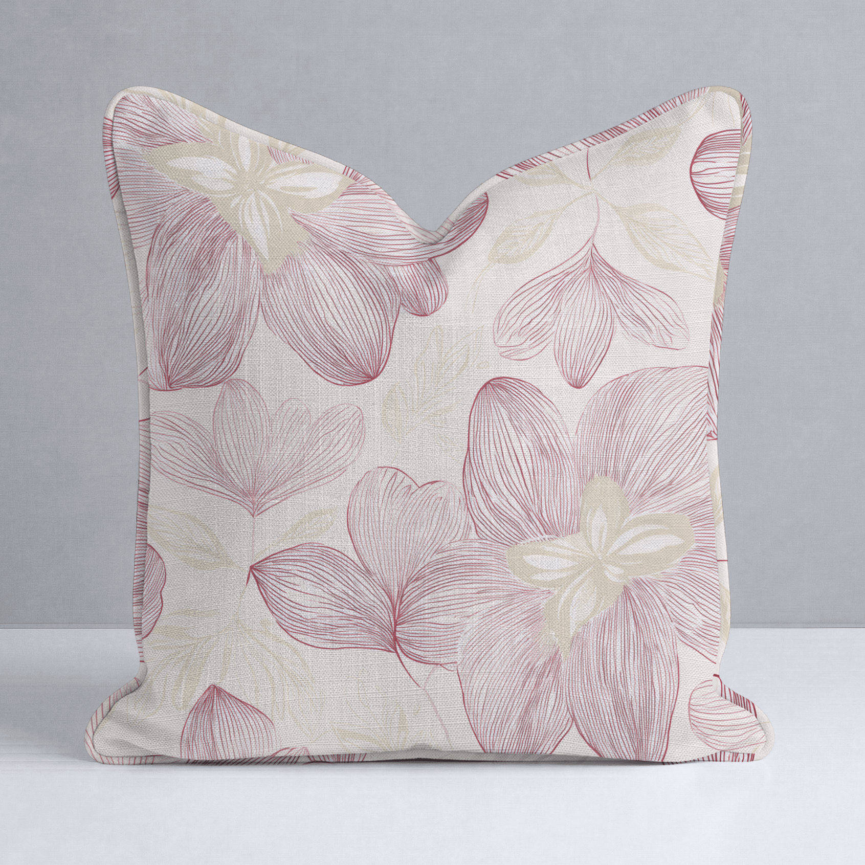 Strawberry Candy Throw Pillow - Lemon Park