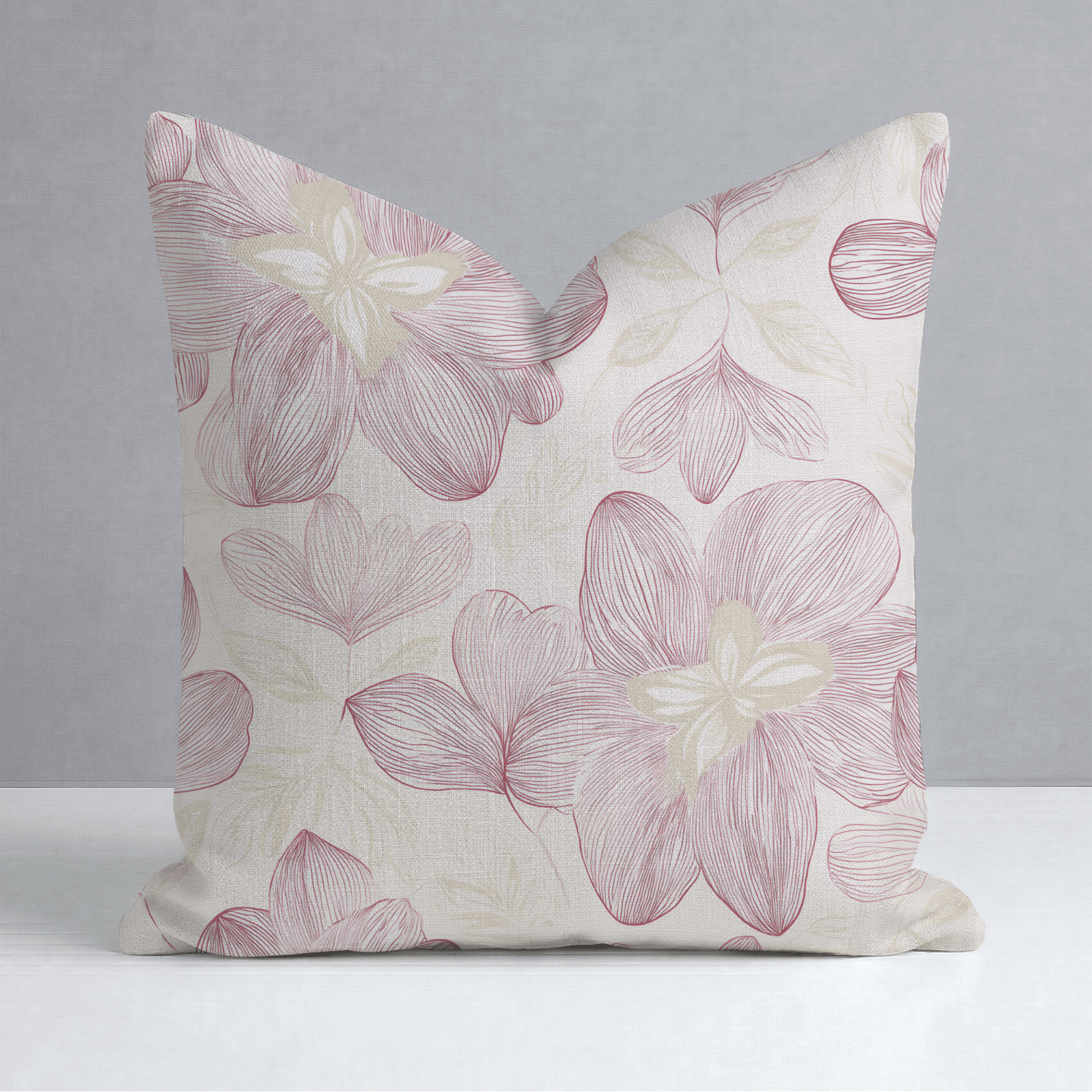 Strawberry Candy Throw Pillow - Lemon Park