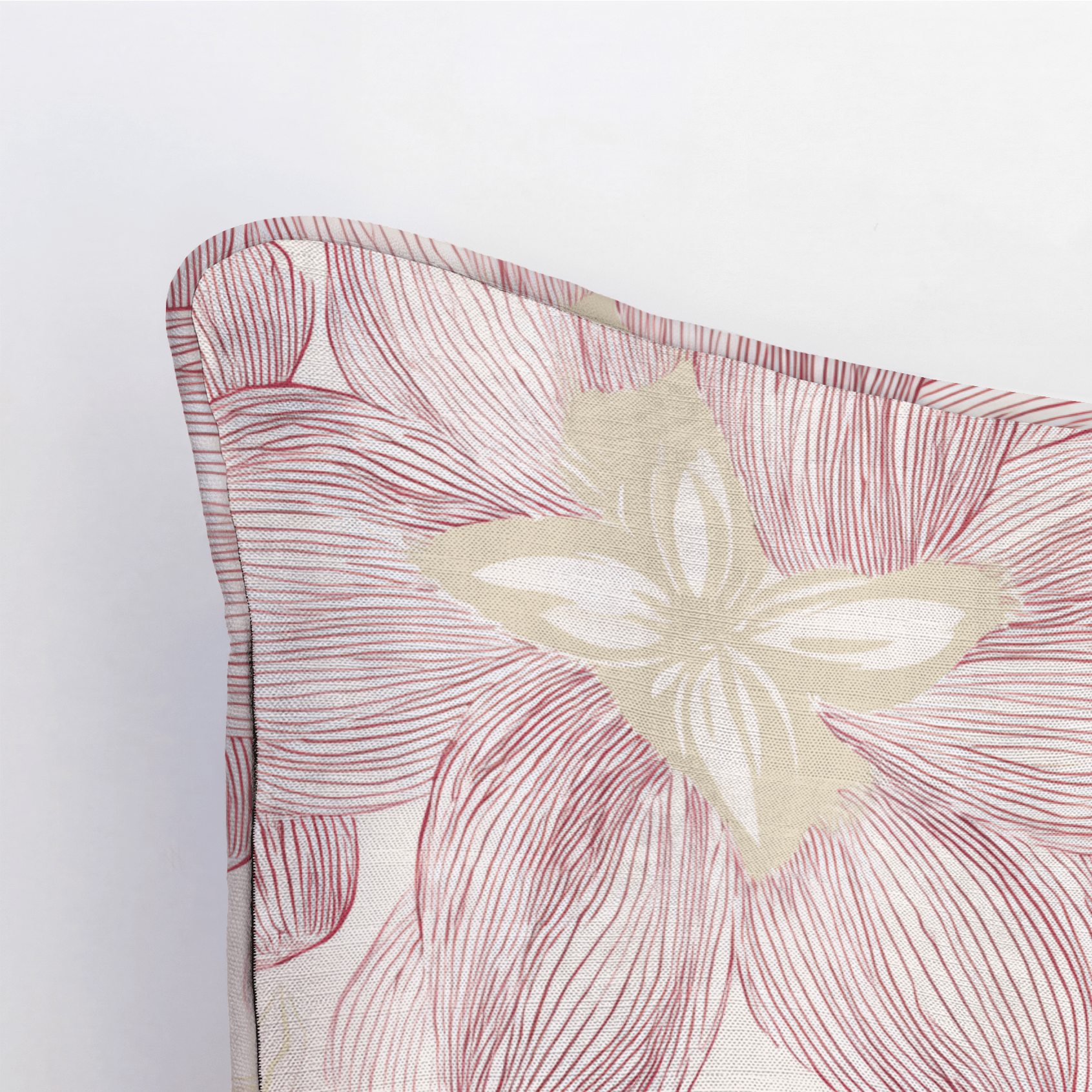Strawberry Candy Throw Pillow - Lemon Park