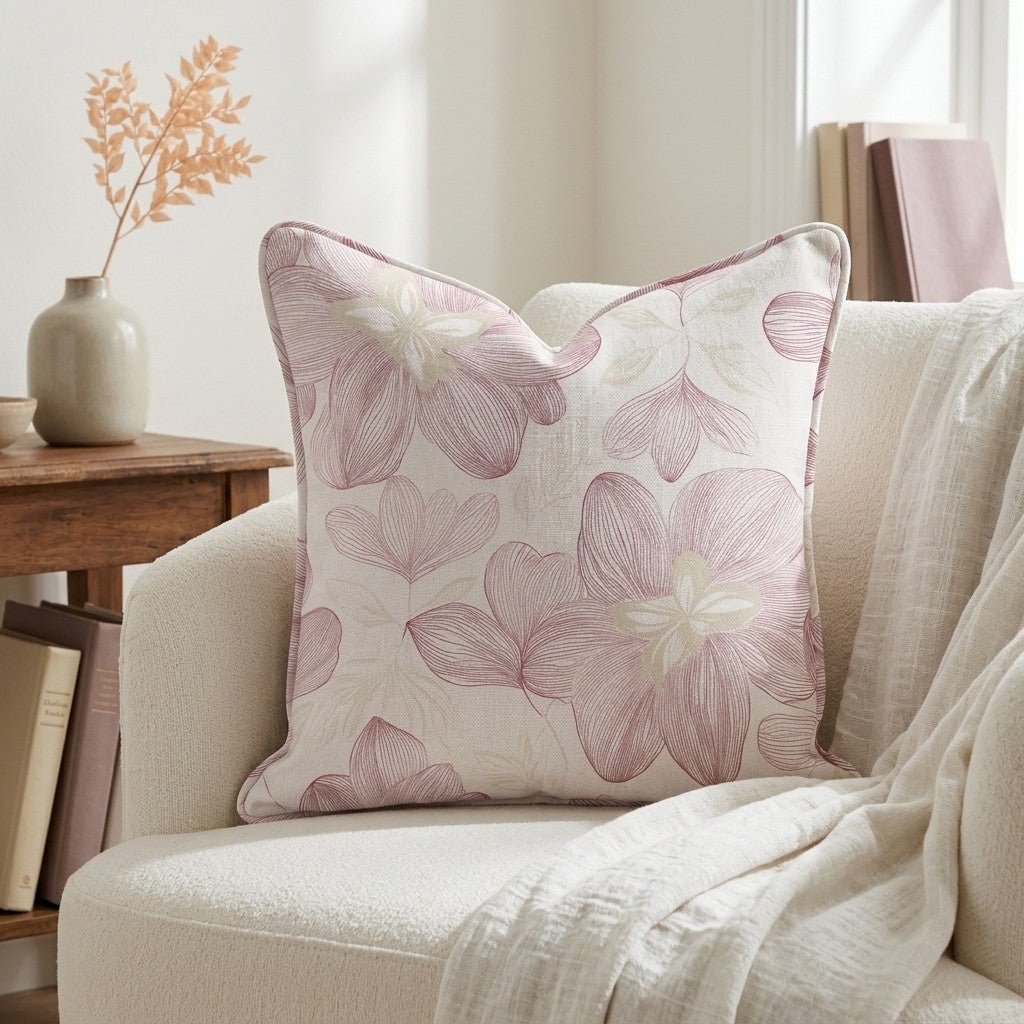 Strawberry Candy Throw Pillow - Lemon Park