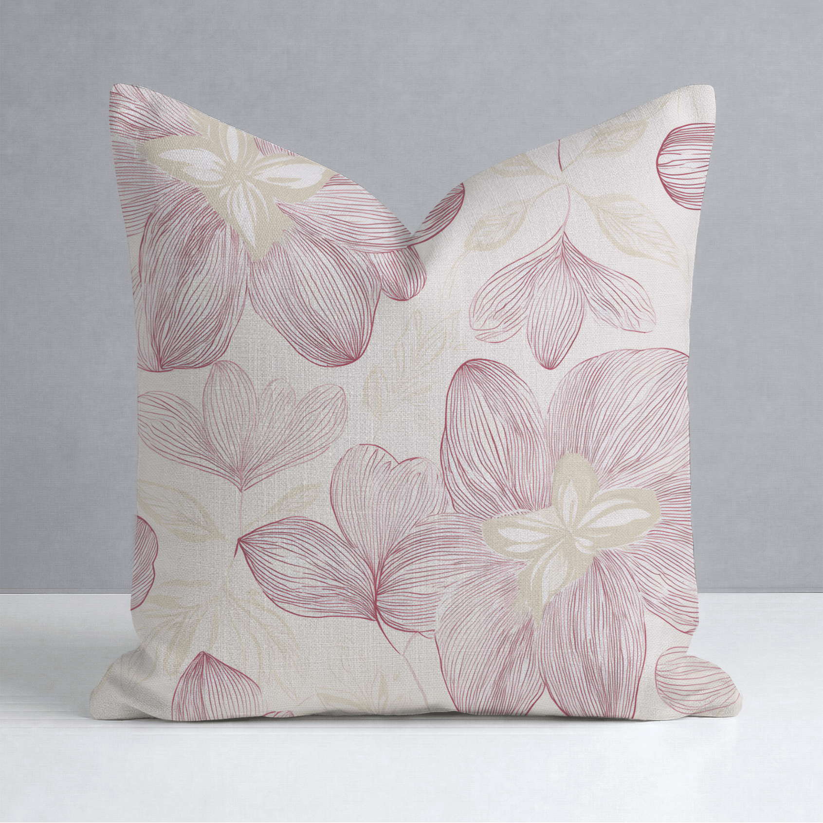 Strawberry Candy Throw Pillow - Lemon Park