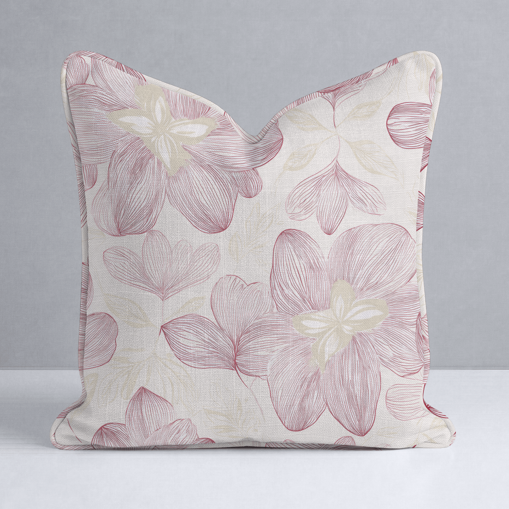 Strawberry Candy Throw Pillow - Lemon Park