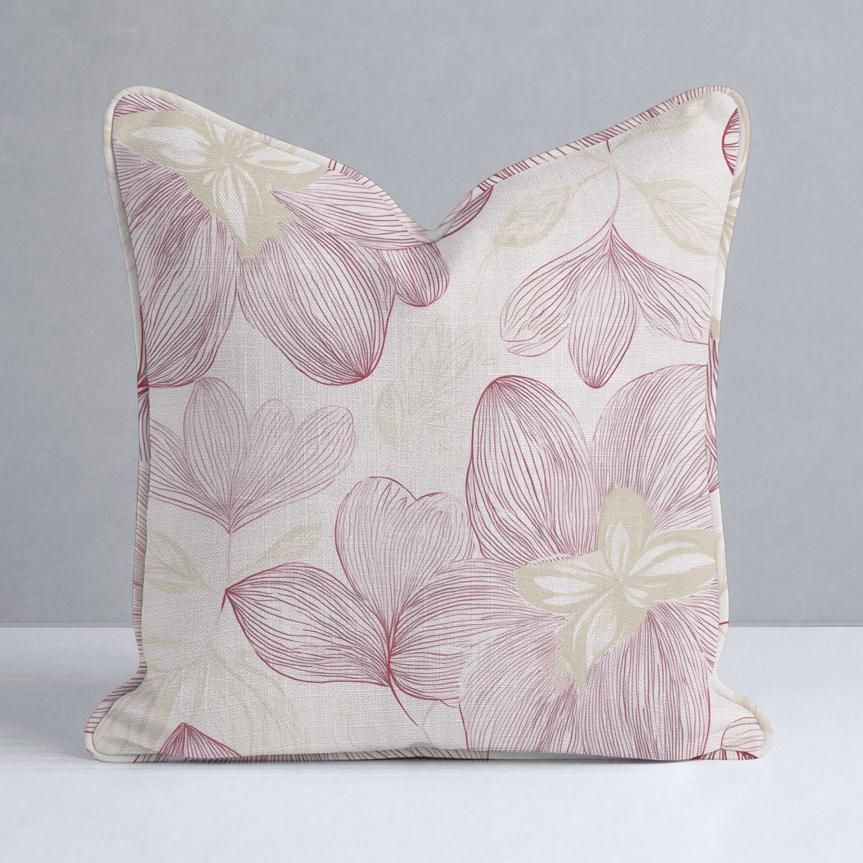 Strawberry Candy Throw Pillow - Lemon Park