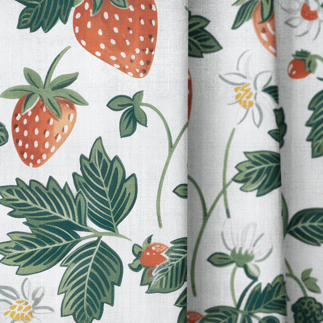 Strawberry Fields - Drapery - Lemon Park