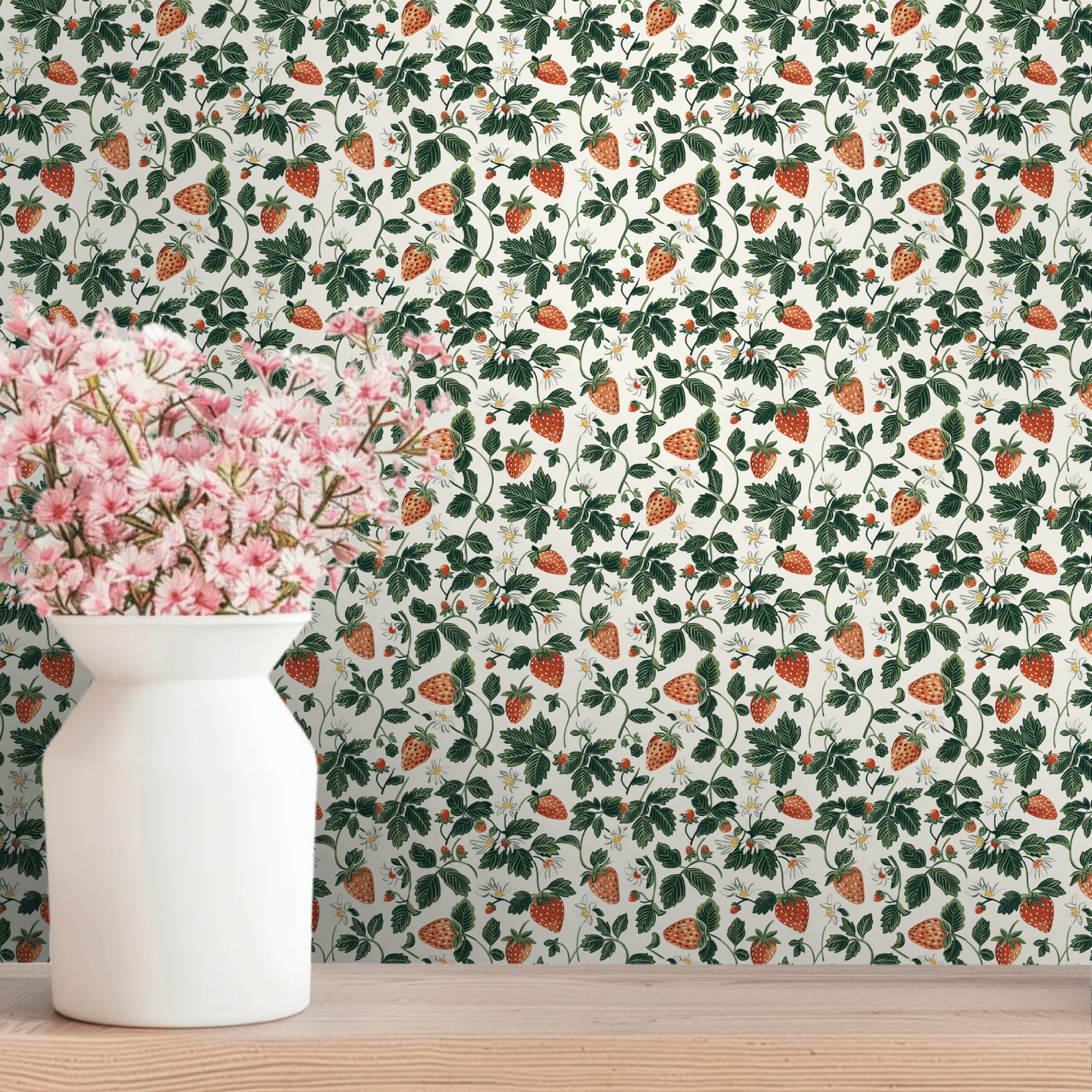 Strawberry Fields Wallpaper - Lemon Park