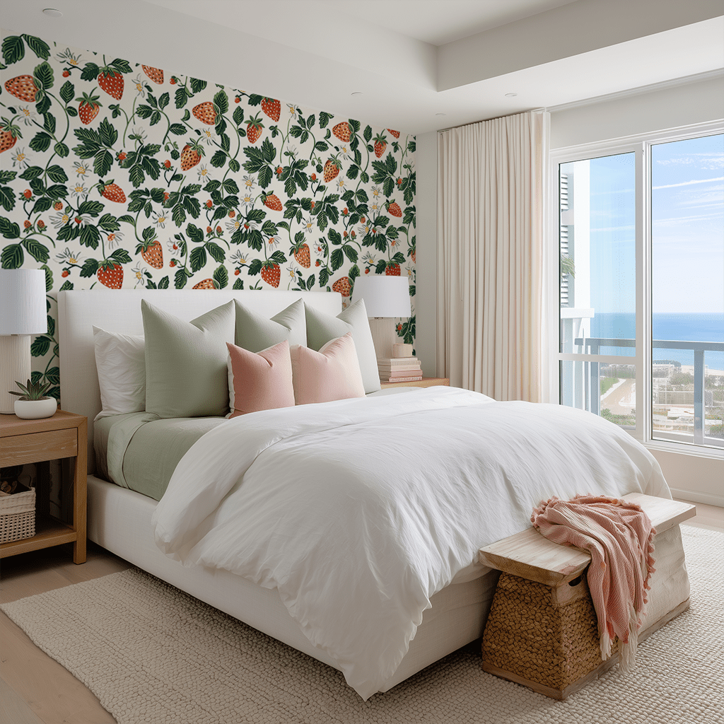 Strawberry Fields Wallpaper - Lemon Park